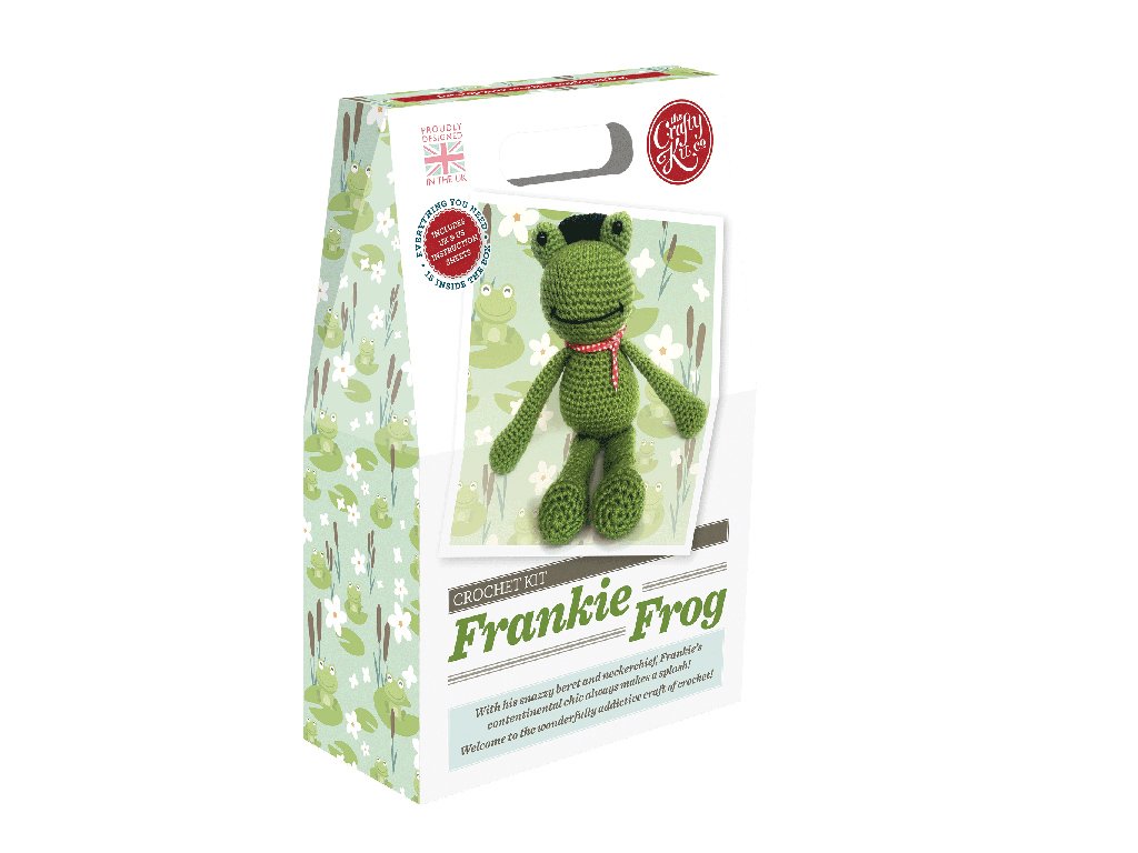 The Crafty Kit Co. Crochet Kit-Frankie Frog