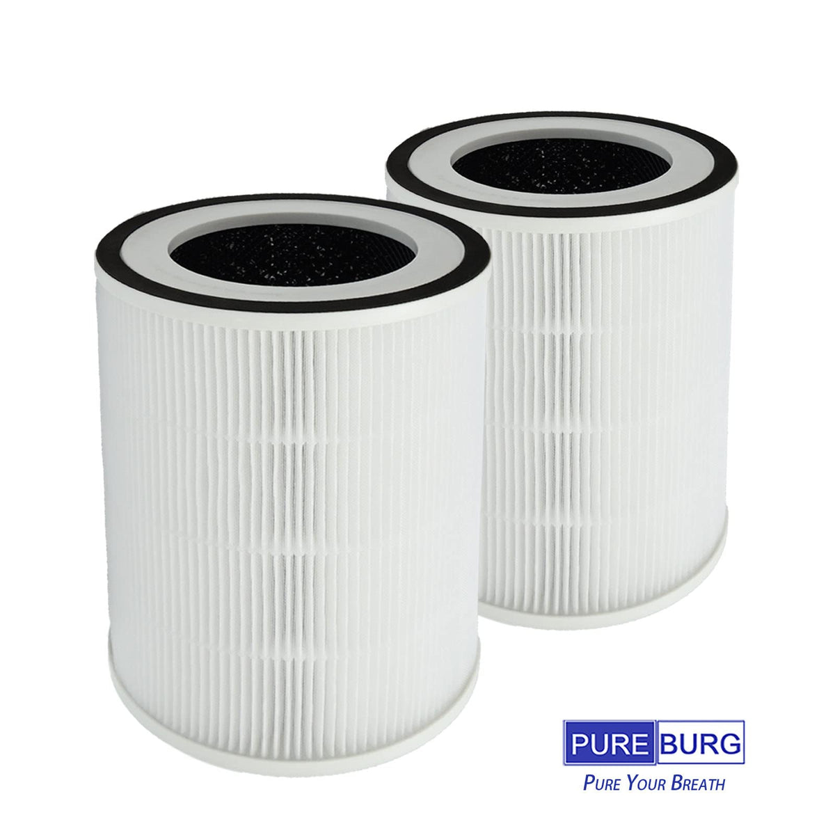 PUREBURG Replacement Filter Compatible with Russell Hobbs RHAP2001B(G) & Afloia KILO,KILO PRO, KILO PLUS, MIRO & MIRO PRO Air Purifiers,2-Pack H13