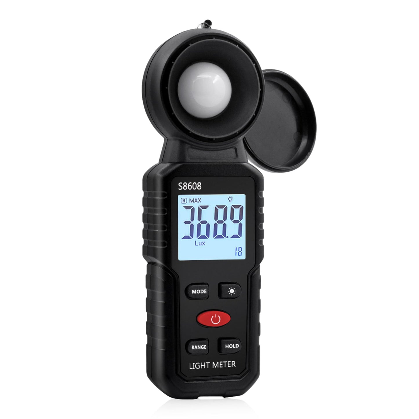 Mcbazel Lux Meter,Digital Illuminance Light Meter, Photometer Light Intensity Sense Tester,Lux Meter Range up to 200,000 Lux Light Meter for Plants
