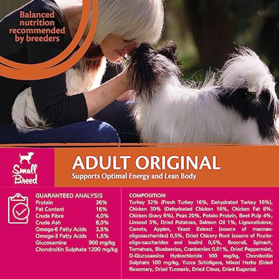 Wellness CORE Small Breed Original, 5kg, Chicken & Turkey, Dry Dog Food for Small Breed Dogs, All-Natural, Grain-Free, High Meat Content, Protein-Rich, No Added Sugar