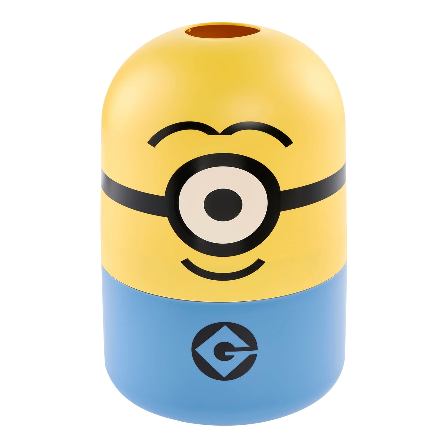 keeeper Minions storage container Stuart, 20 x 20 x 31 cm, 8 l, stackable and easy to open, storage box with design from Despicable Me, yellow