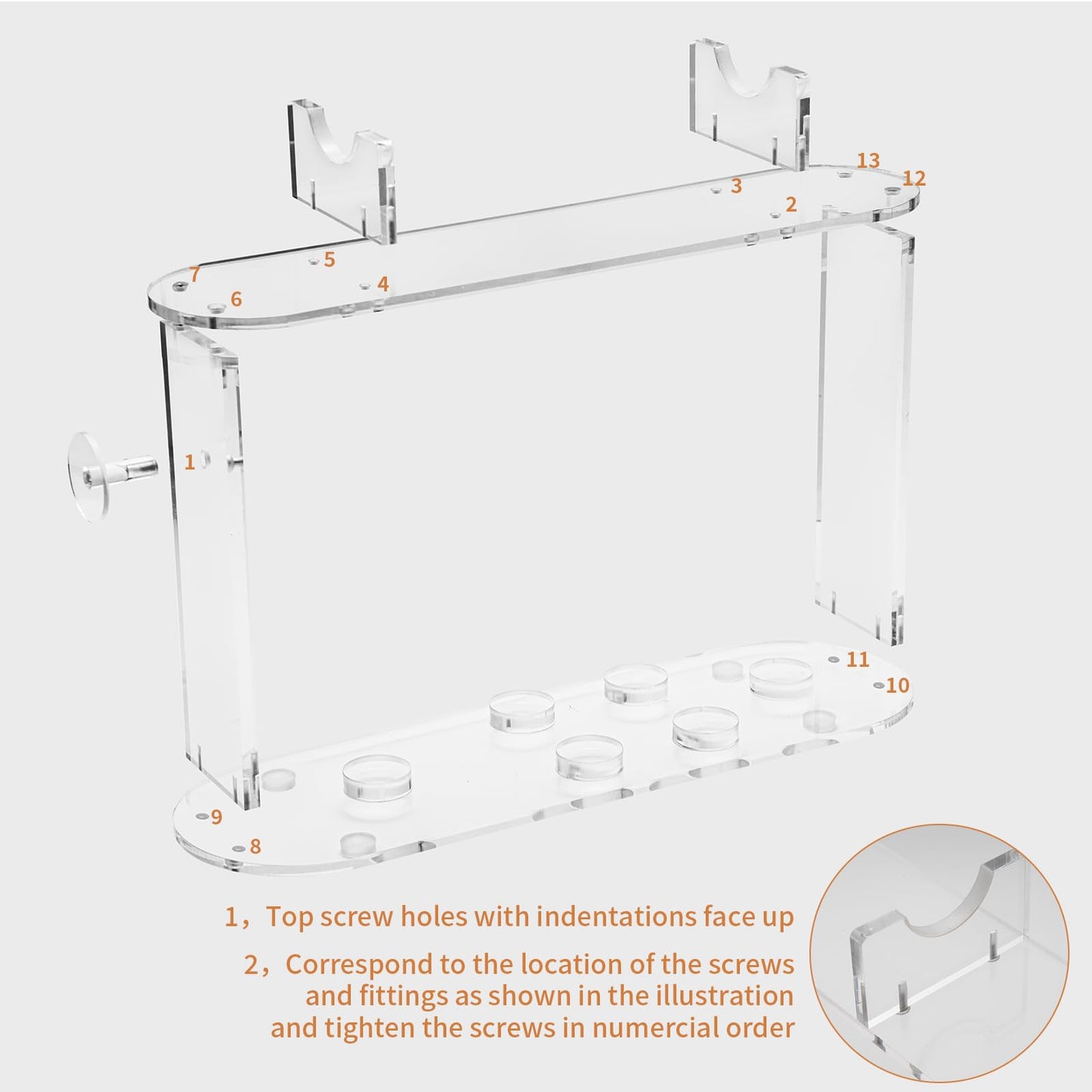 GENCAM Acrylic Storage Holder Compatible with Shark FlexStyle