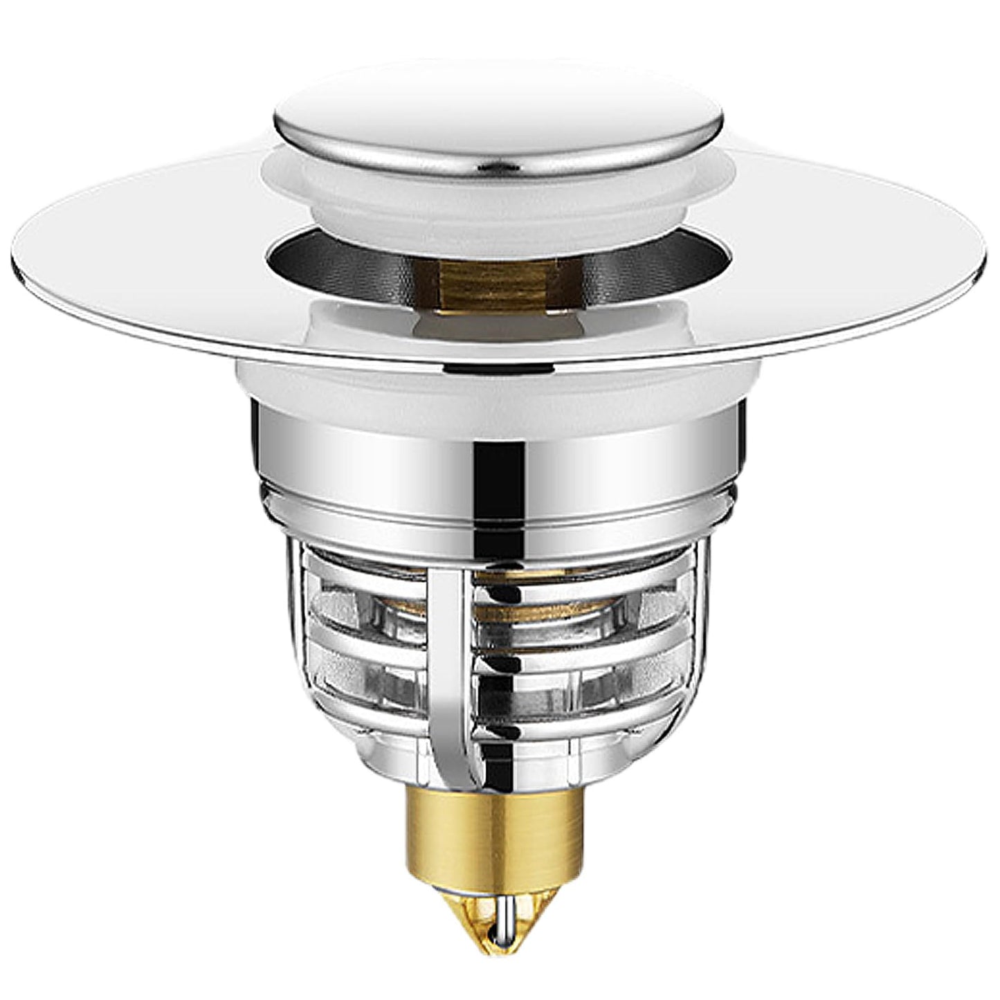 JYTDBCS Sink Plug Replacement, Pop up basin plugs,Universal sink stopper, Stainless Steel Drain for Kitchen and Bathroom,Bath,Basin