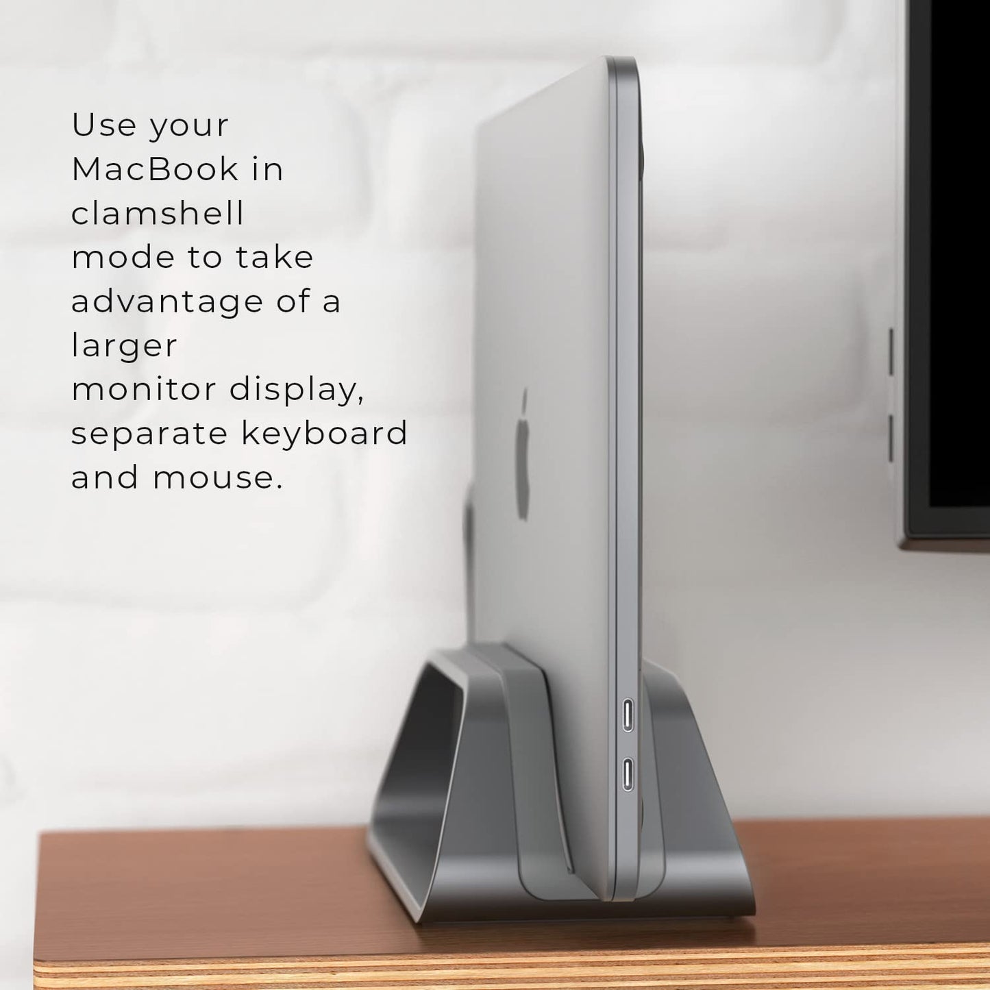 HumanCentric Vertical Laptop Stand Compatible with MacBook Pro & Air