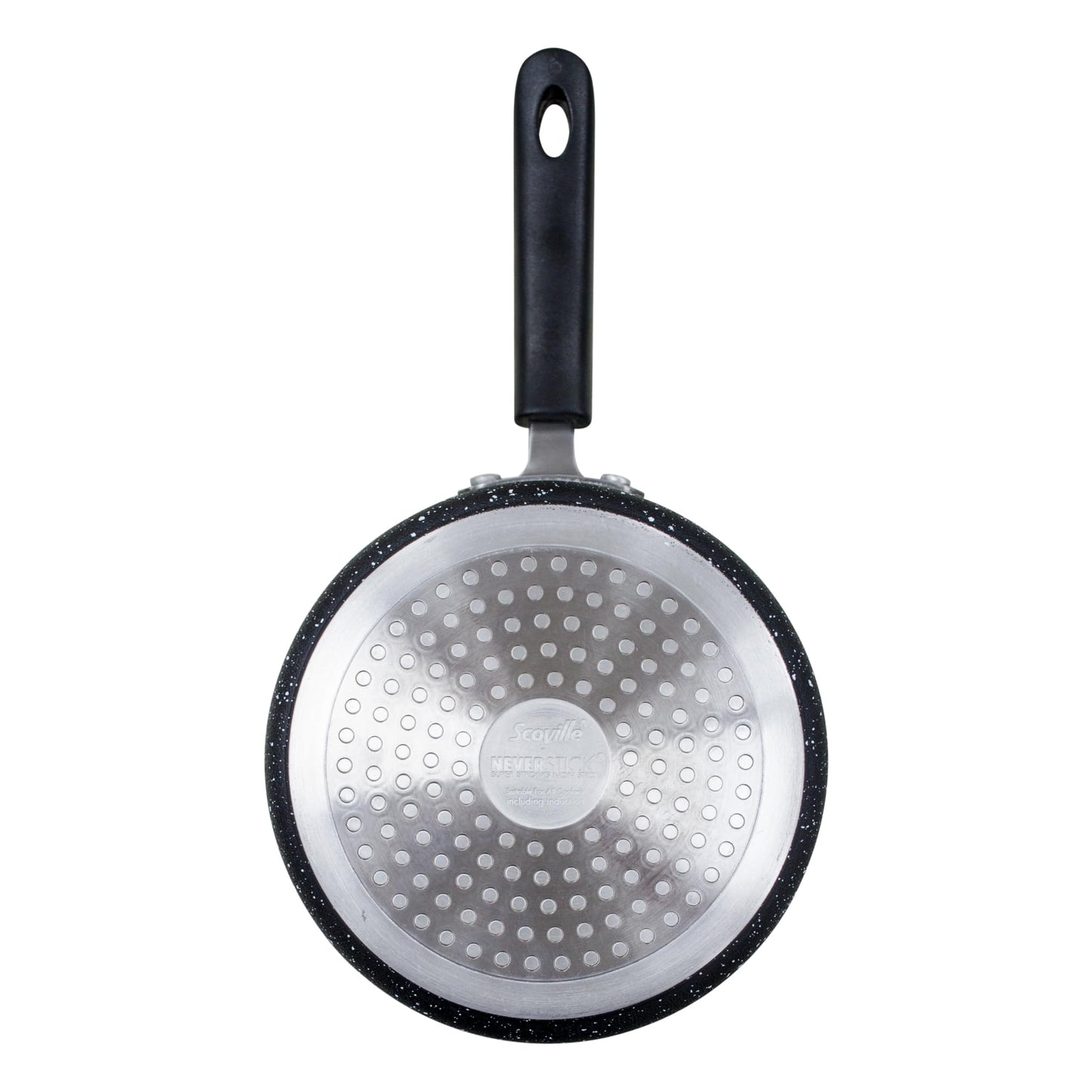 Scoville NEVERSTICK 3pcs Saucepan Set with Lids, Non Stick Saucepan Set, 16/18/20cm Saucepans, Suitable for All Hobs Including Induction, PFOA Free,