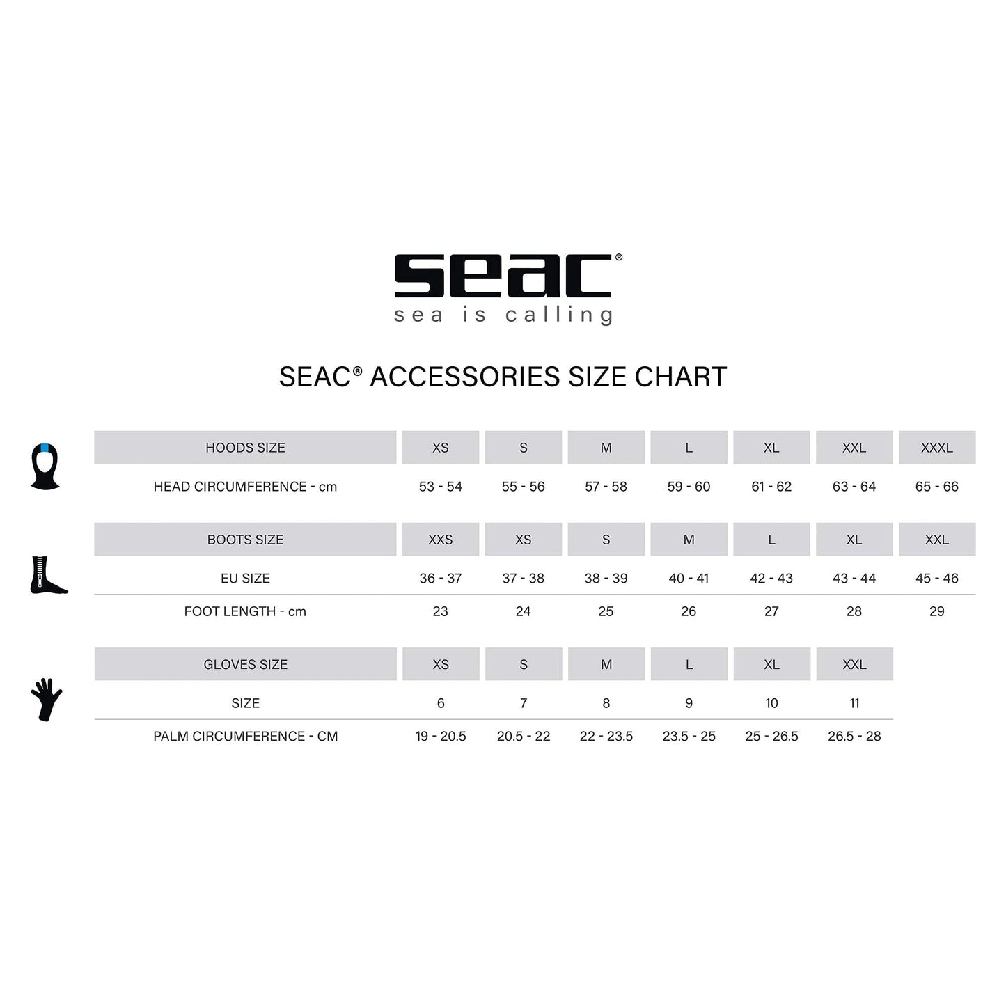 SEAC Pro HD 6mm Neoprene Wetsuit Boots with Side Zipper, X-Small
