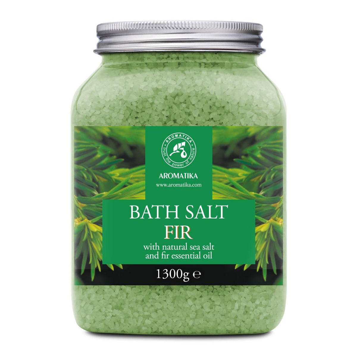 Natural Sea Bath Crystals with Fir Essential Oil ? 1300g ? Relaxing Aromatherapy Soak ? Skin & Body Care ? Wellness & Spa at Home