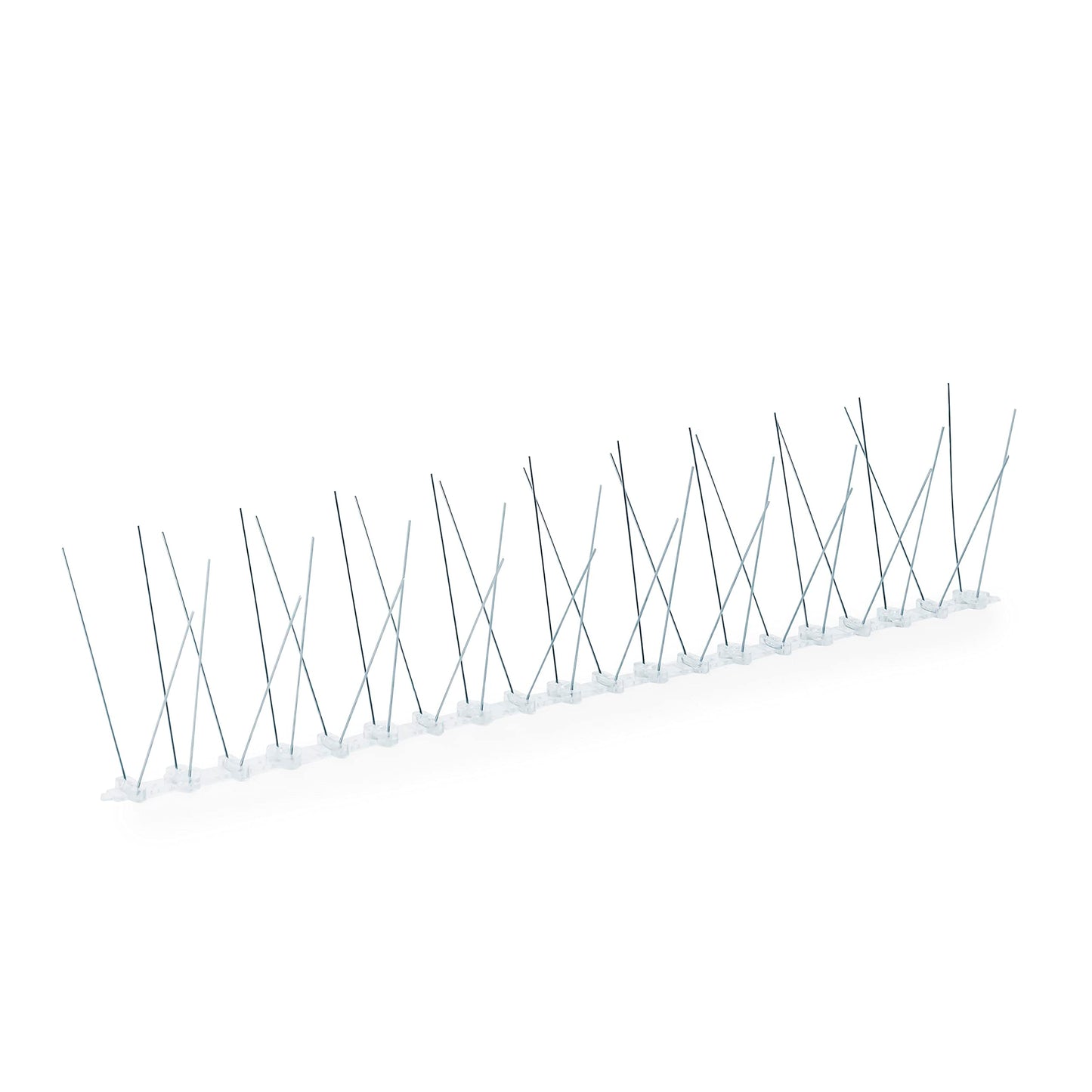 Pest-Stop Professional Bird Spikes - Deter Birds - Windowsills, Ledges, Walls and Guttering - All weather - UV-resistant plastic - High standard, 10 x