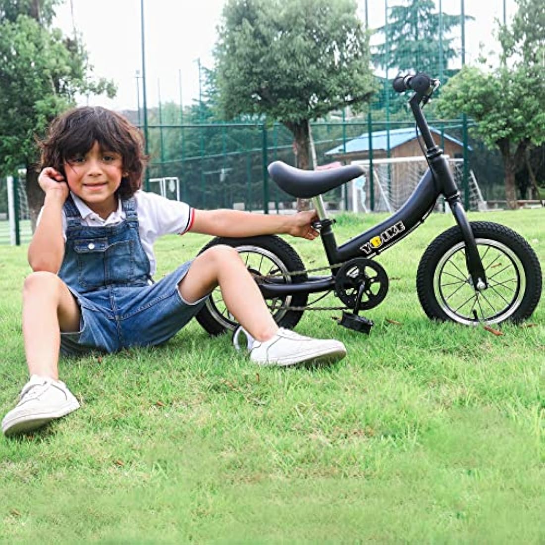 YBIKE Balance Bike 2 in 1,The Dual Use of a kids' Balance Bikes and Kids Bike, for 2 3 4 5 6 7 Years Old -12 14 16 Inches with Training Theory, Brake, Pedal