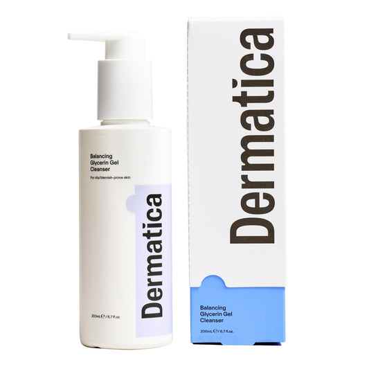 Dermatica Anti-Breakout Balancing Glycerin Gel Cleanser | Suitable for Acne Treatments I Clarifying Daily Cleanser for Removing Makeup | For Oily,