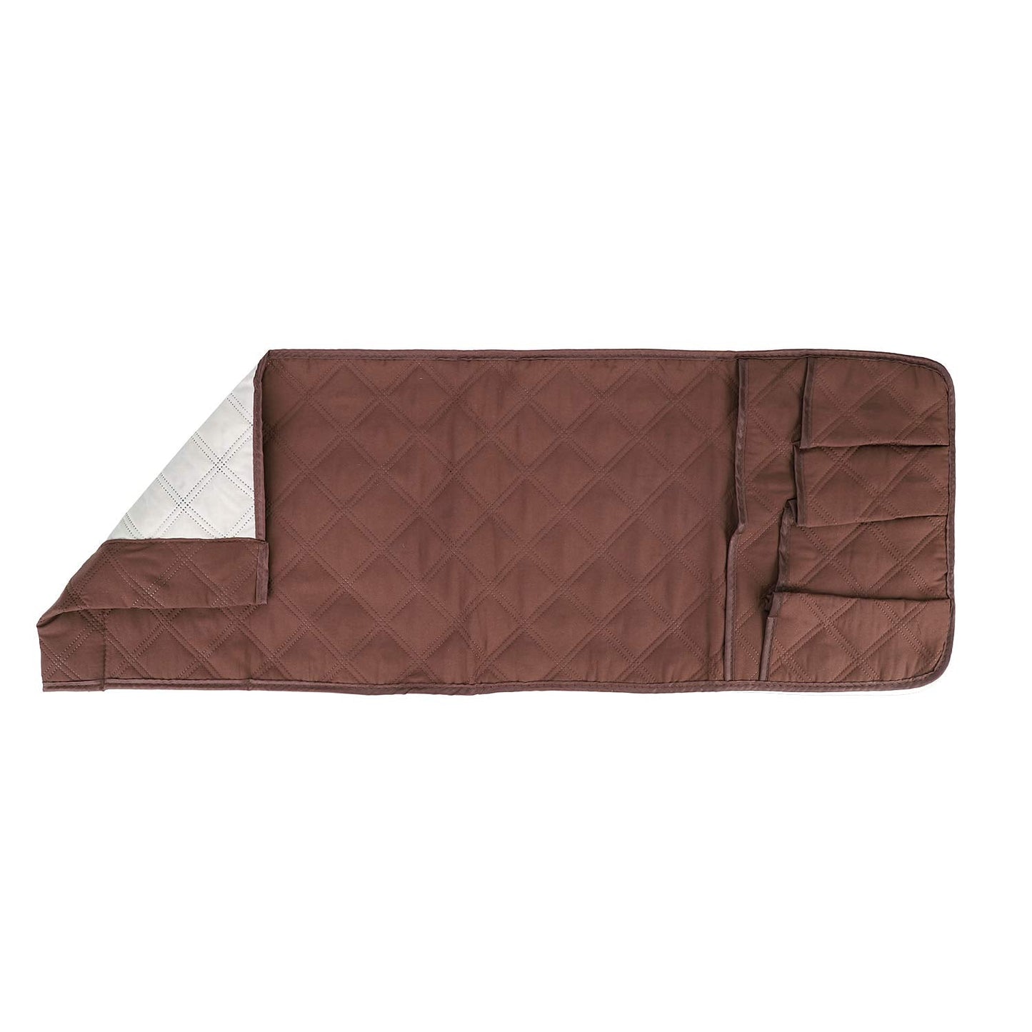 Sofa Chair Armrest Storage Organizer Non-Slip Couch Recliner Remote Control Holder Waterproof Sofa Arm Tidy Hanging Storage Bag with 5 Pockets Holder