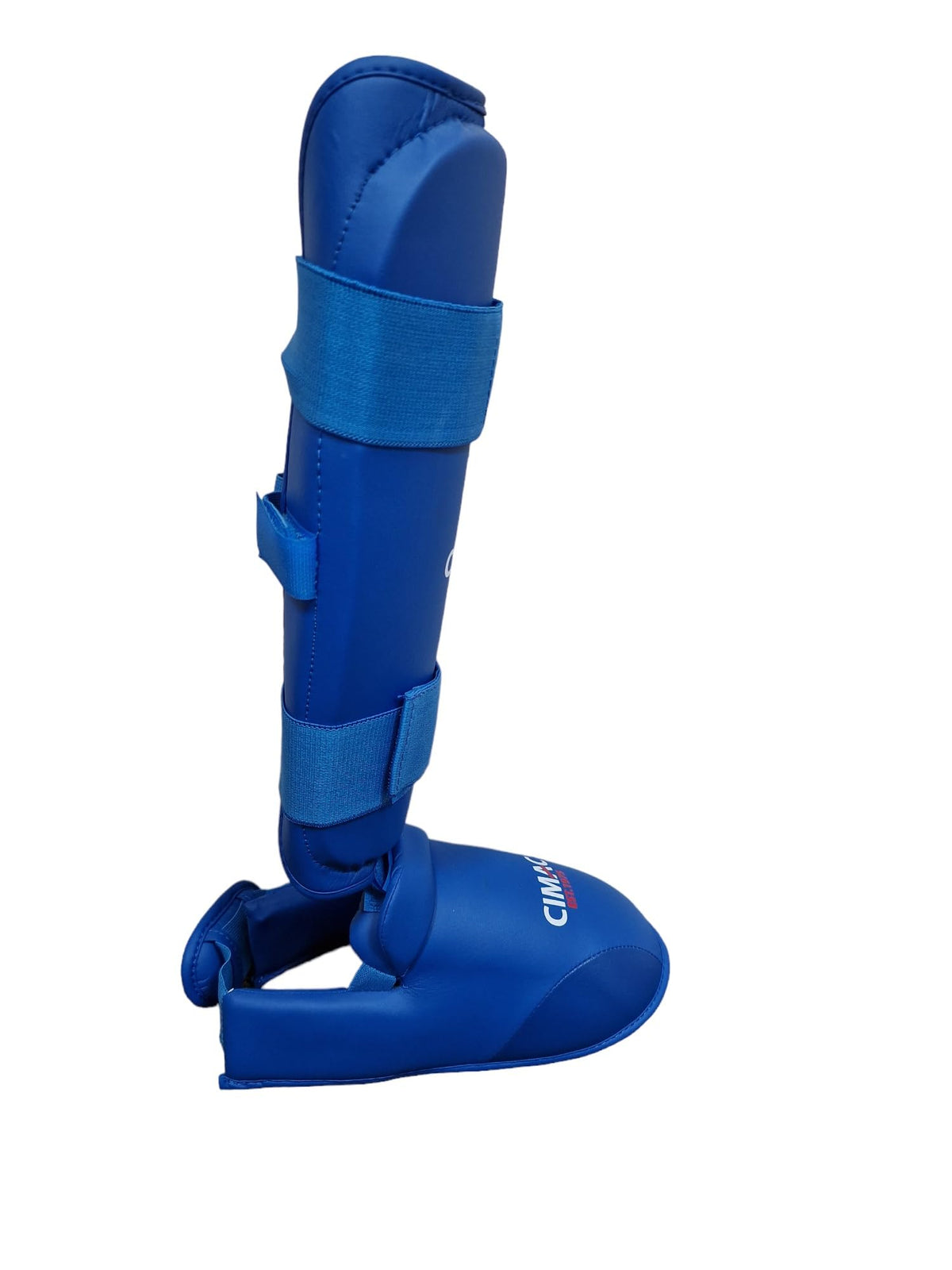 Cimac Karate Shin, Foot Protector With Removable Instep Pads. Martial Arts Training, Sparring, Fighting, Practice, Secure Close, Ultimate Protection