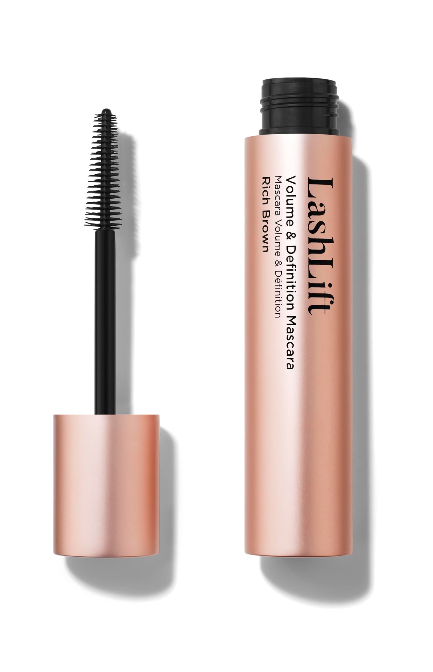 LashLift Rich-Brown Mascara from Sculpted by Aimee - Smudge-Proof, Weightless, Rich-Brown Mascara with Multilevel Brush for Lifted, Longer Lashes