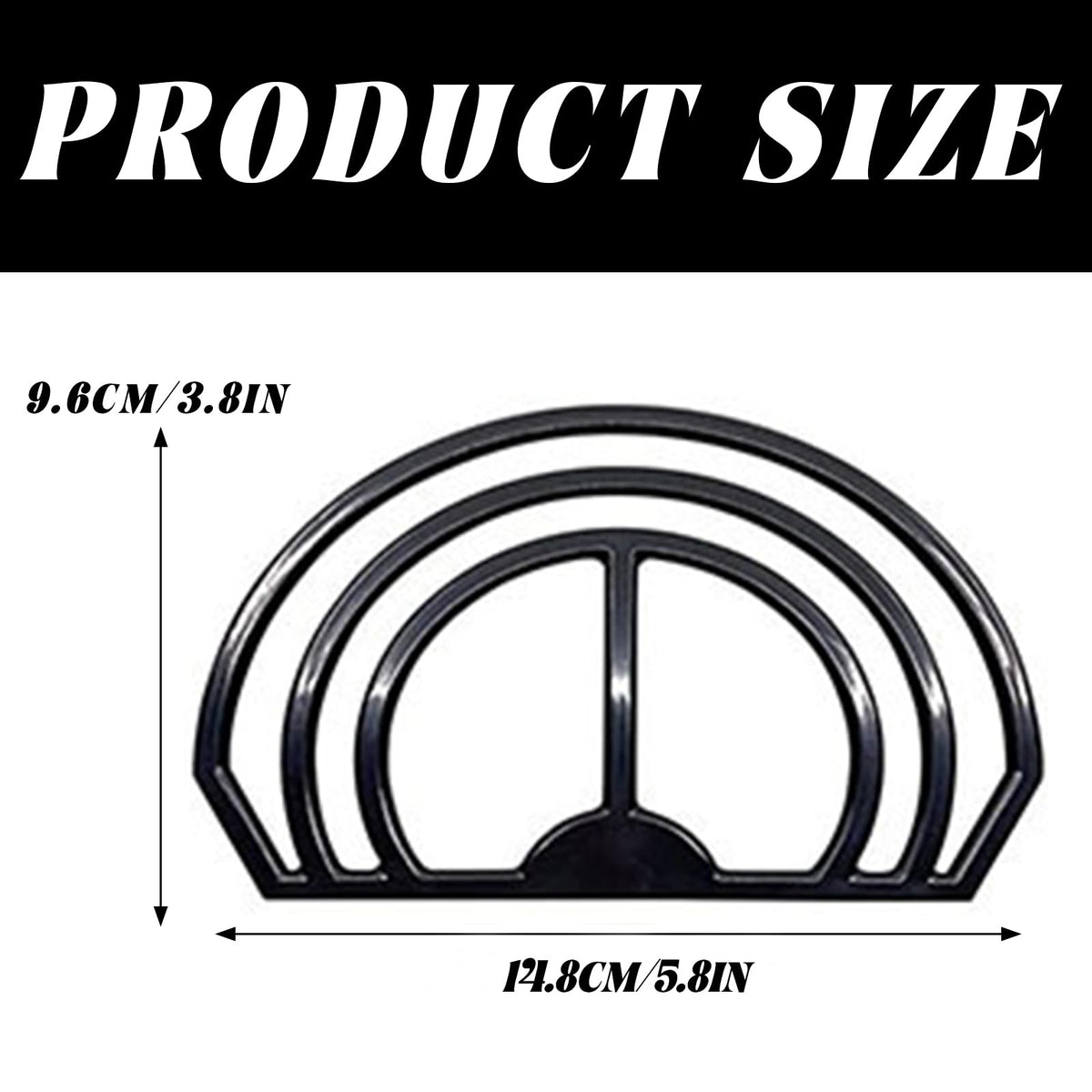ChenYuehao 6Pcs Smooth Surface Hat Curving Band Reusable Hat Brim Bender Stable Circle Hat Bill Bender Cap No Steaming Hat Bill Bender for Baseball