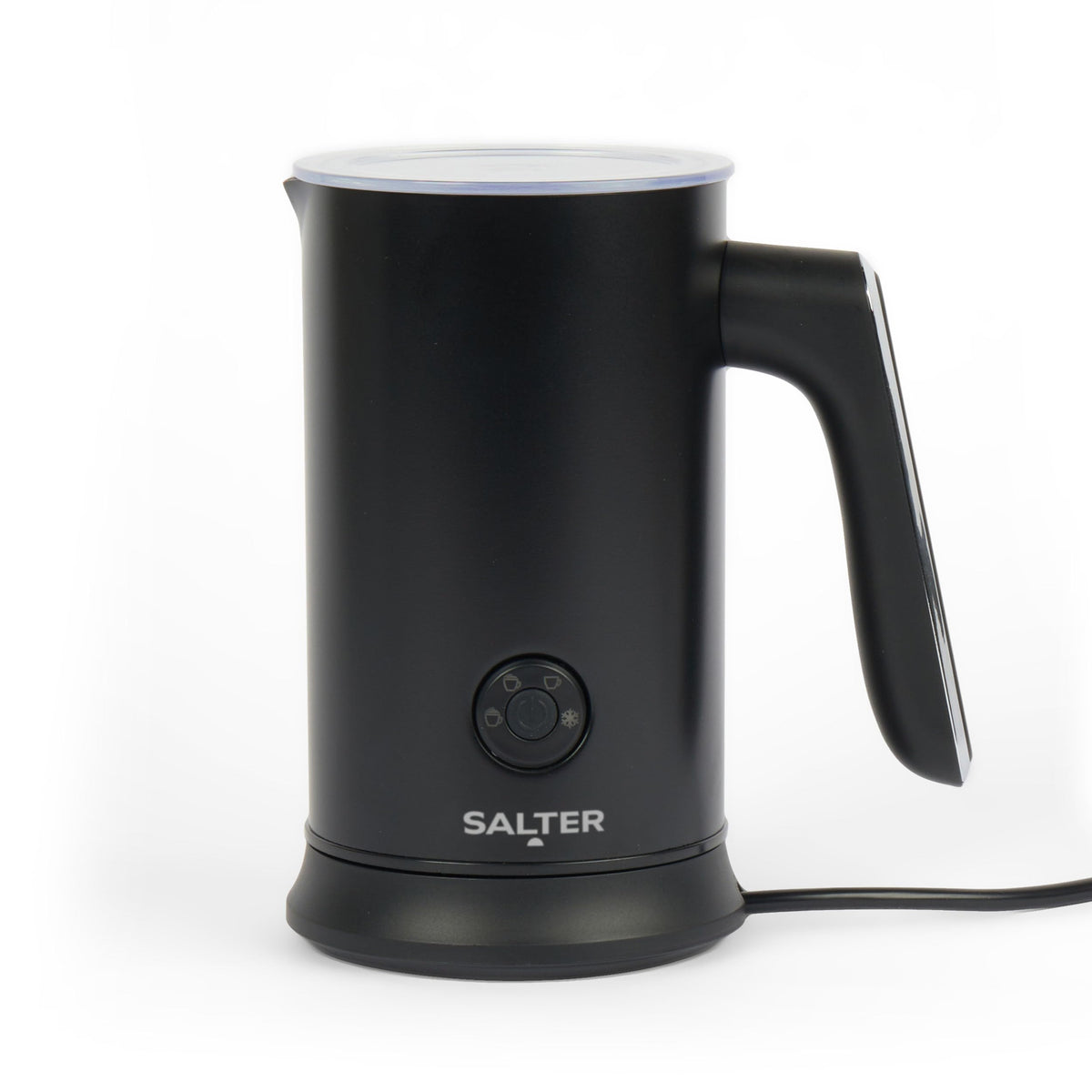 Salter Chocolatier Hot Chocolate Maker - 4-In-1 Electric Milk Frother, Cordless Hot & Cold Milk Foamer 115ml, One Cup 240ml Milk Steamer Heater, LED