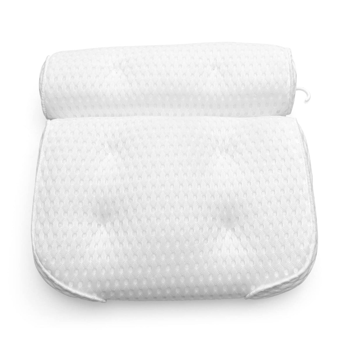 Rio Luxury Spa Bath Pillow Ergonomic Design - Soft 3D Air Mesh Technology & 6 Strong Suction Cups Help Support Head Neck Back Shoulder Home Relaxation