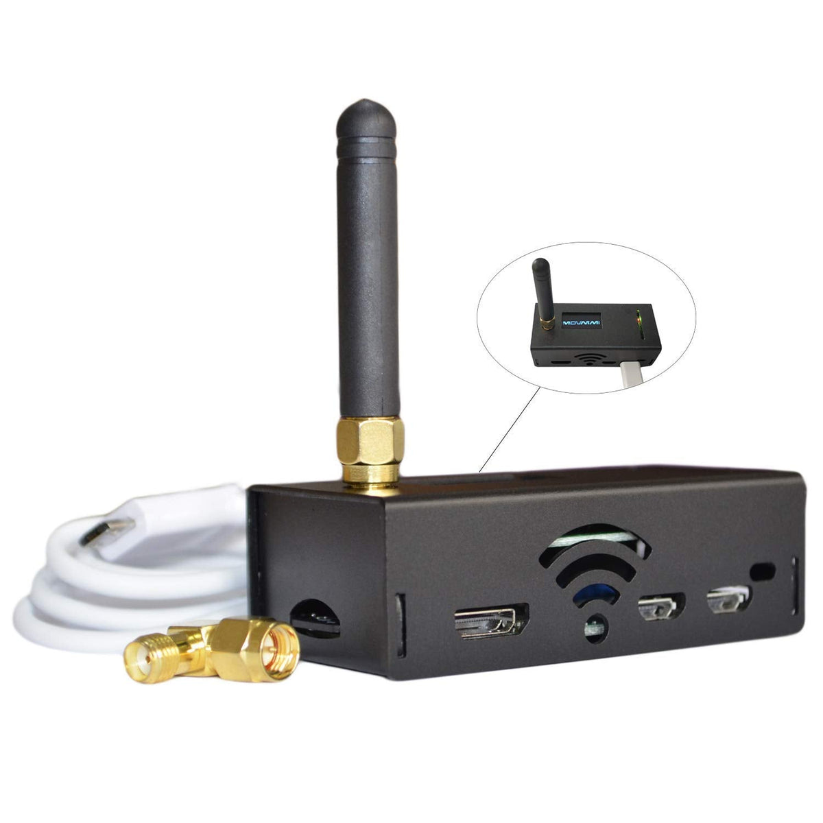 AURSINC 2025 Upgraded V1.5.2 MMDVM Hotspot Spot Radio Station WiFi Digital Voice Modem Work Contained with Raspberry Pi Zero 2W, Supports C4FM YSF