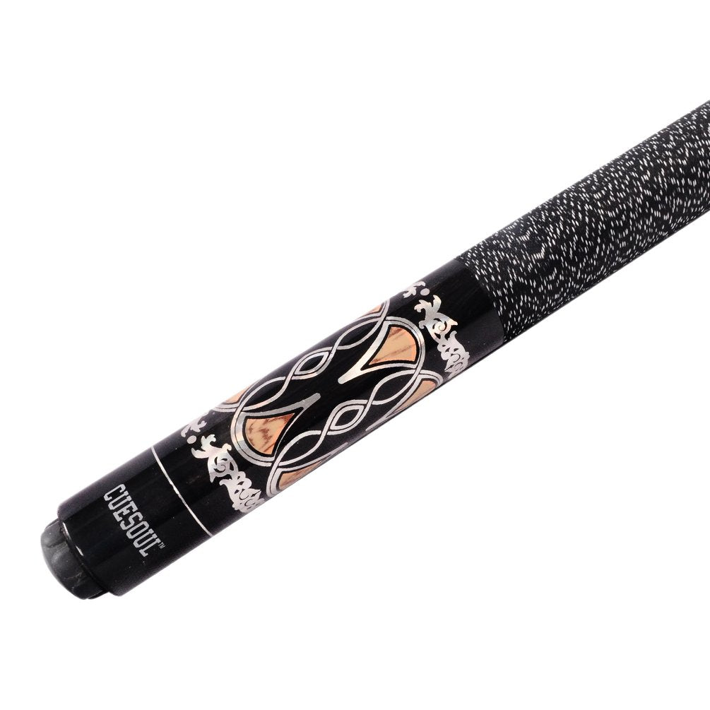 CUESOUL 58 Inch Hardwood Canadian Pool Cue 19-21oz Billiard Cue Stick with Irish Wrap (CSPC011)