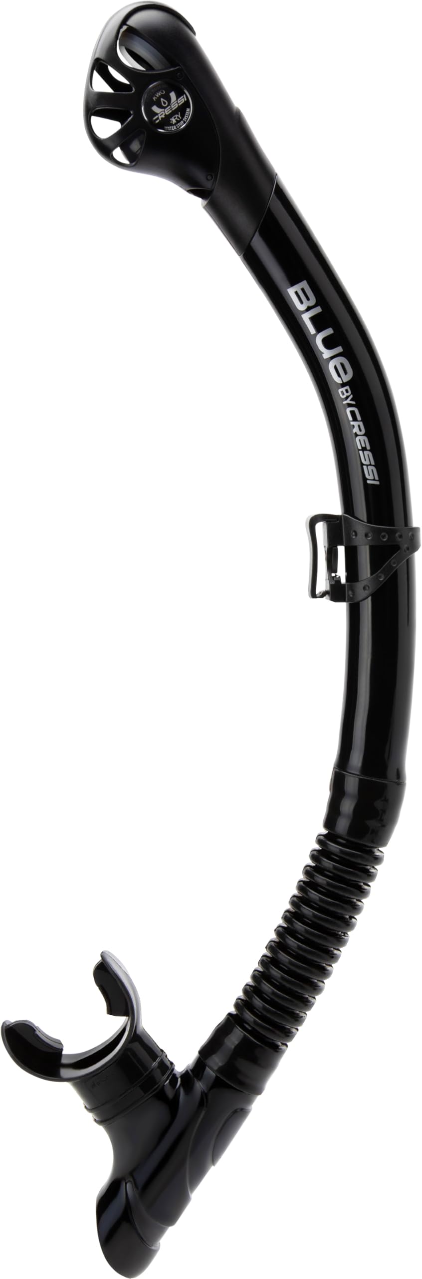 CRESSI Tino & Scilla Black/Titanium - Adult Combo Set Tino Snorkeling Mask and Snorkel Scilla, Black/Titanium, One Size