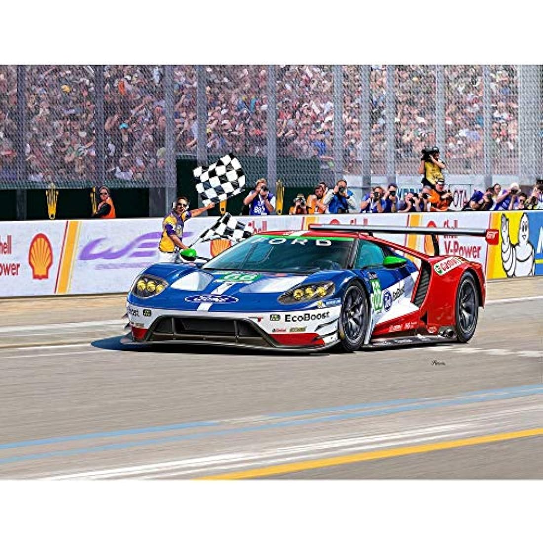 Revell 07041 Ford GT Le Mans 2017 1:24 Scale Unbuilt/Unpainted Plastic Model Kit