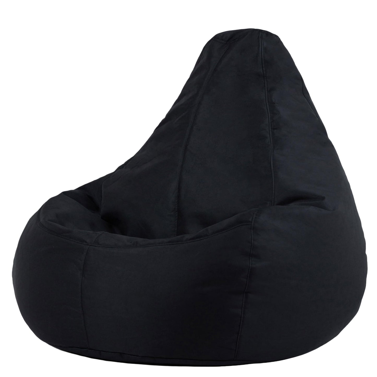 Bean Bag Bazaar Outdoor Bean Bag with Filling Included, Black