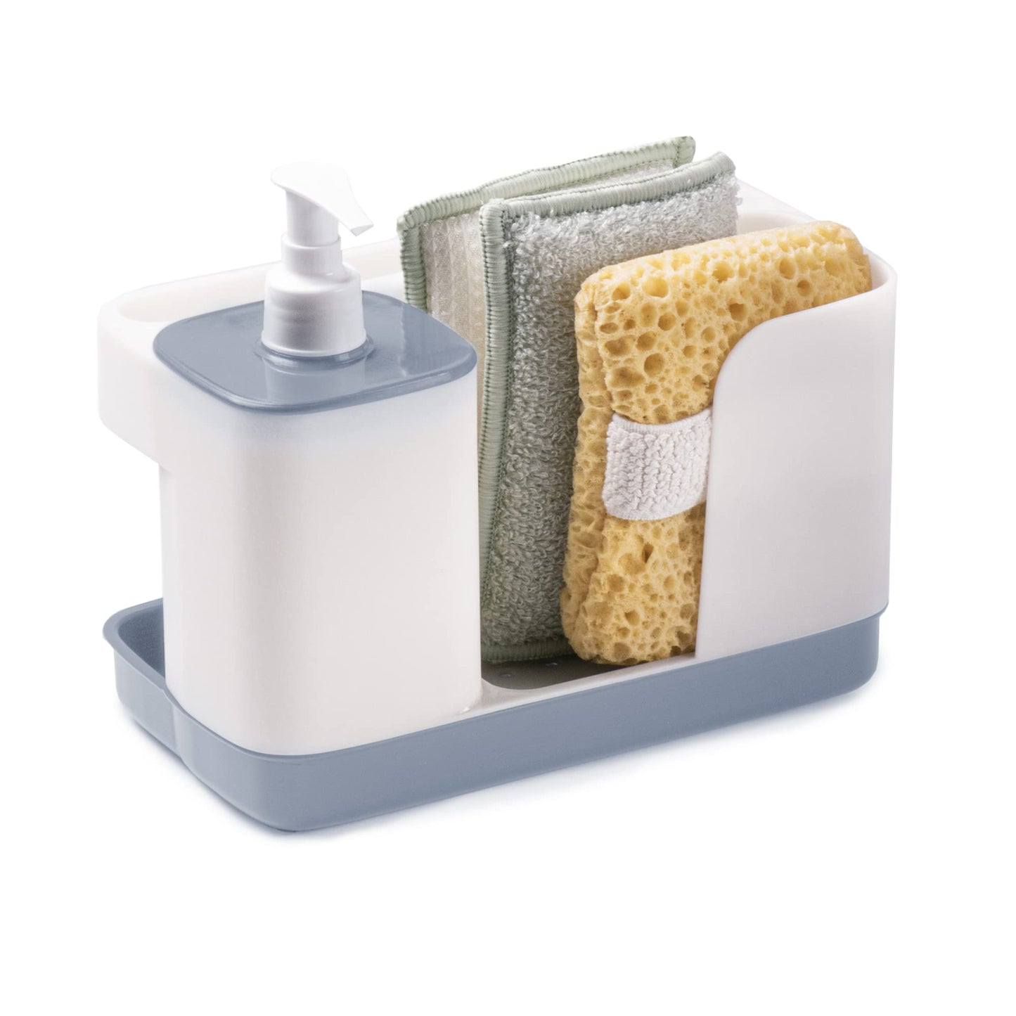 Snips Sink Sponge Holder 3 in 1, 400 ml Soap Dispenser, Made in Italy
