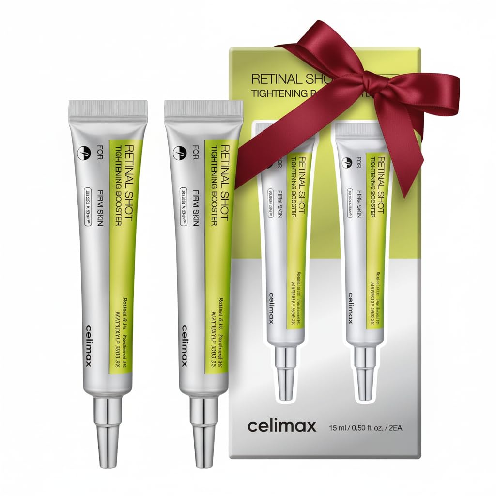 celimax The Vita A Retinal Shot Tightening Booster Duo Set 15mlx2 | with Retinal 0.1%, Matryxyl 3%, Pore Minimizer, Wrinkles & Fine Lines, Firmer Skin