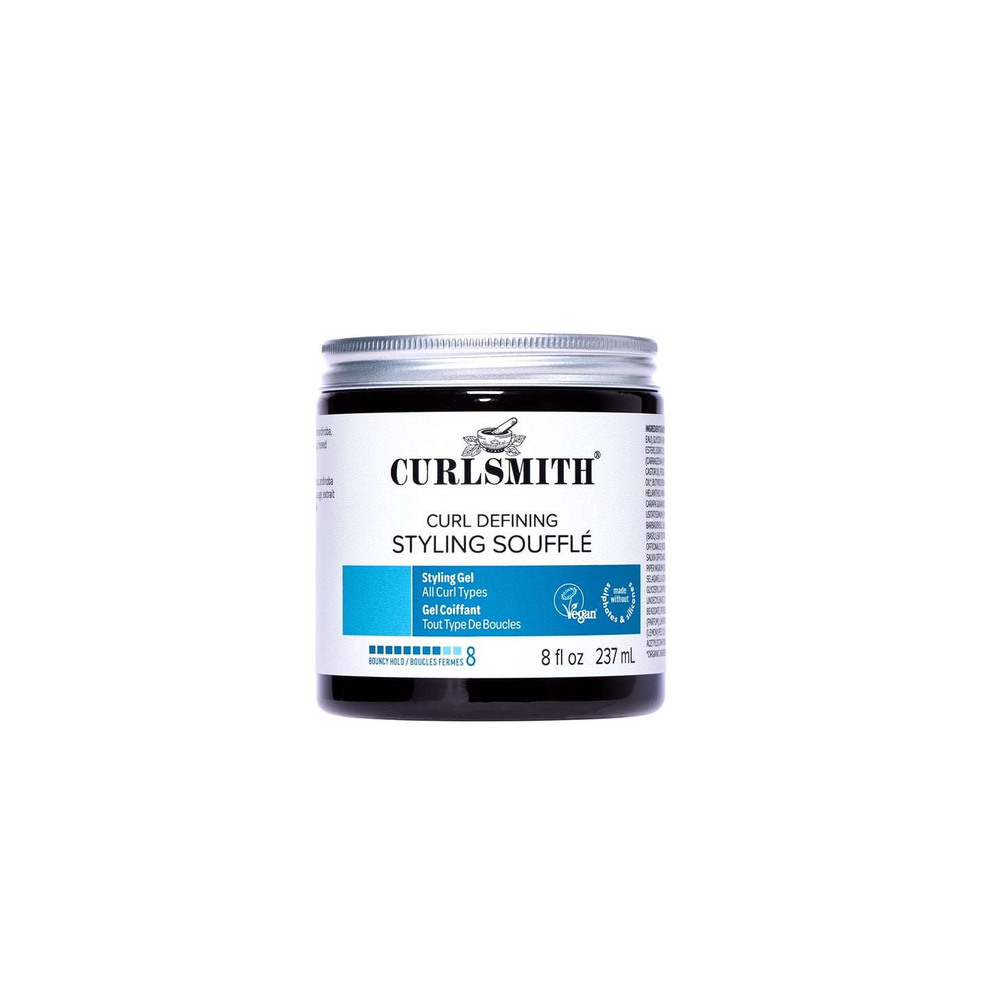 Curlsmith Curl Defining Styling Souffl? - Vegan Medium Hold Styling Gel for Wavy, Curly and Kinky Hair (237ml)