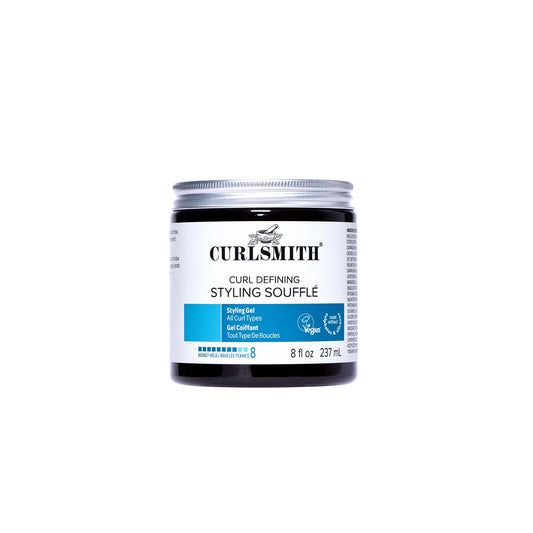 Curlsmith Curl Defining Styling Souffl? - Vegan Medium Hold Styling Gel for Wavy, Curly and Kinky Hair (237ml)