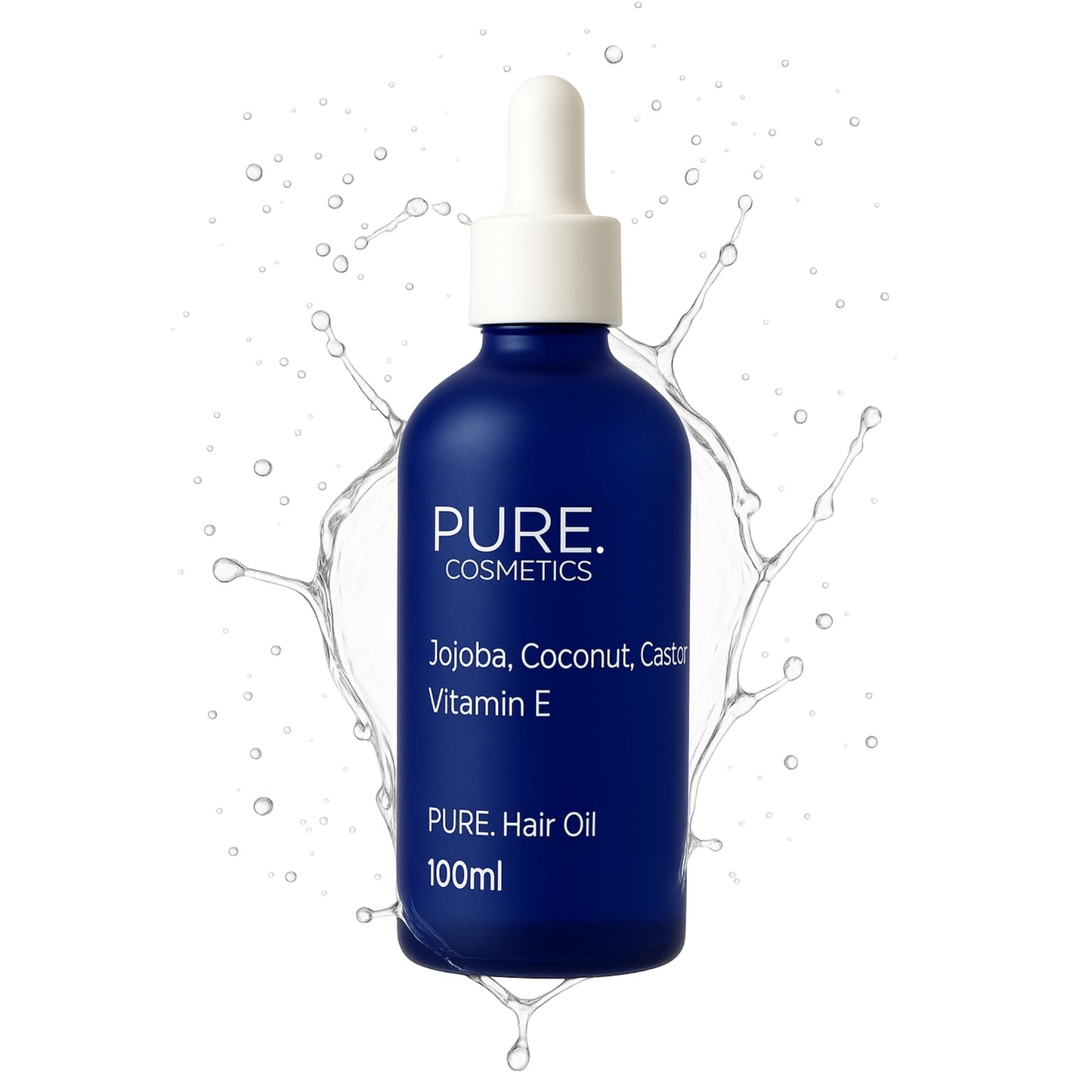 PURE. Scalp & Hair Growth Oil ? Repair Treatment with Castor, Jojoba, Coconut & Vitamin E ? Hot Oil Hair Treatment for Dry Scalp & Prevents Loss,