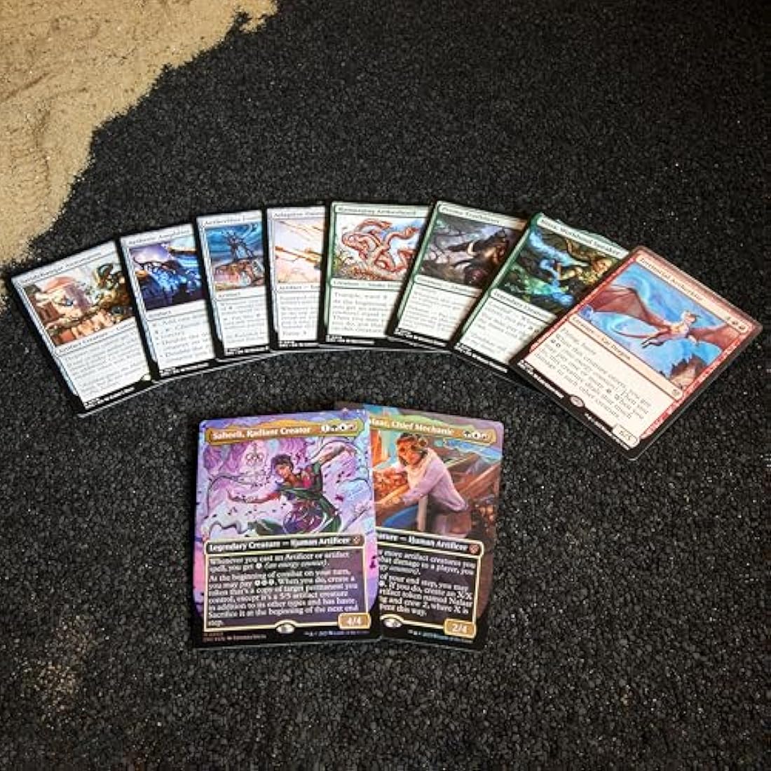 Magic: The Gathering Aetherdrift Commander Deck - Living Energy, Green/Blue/Red