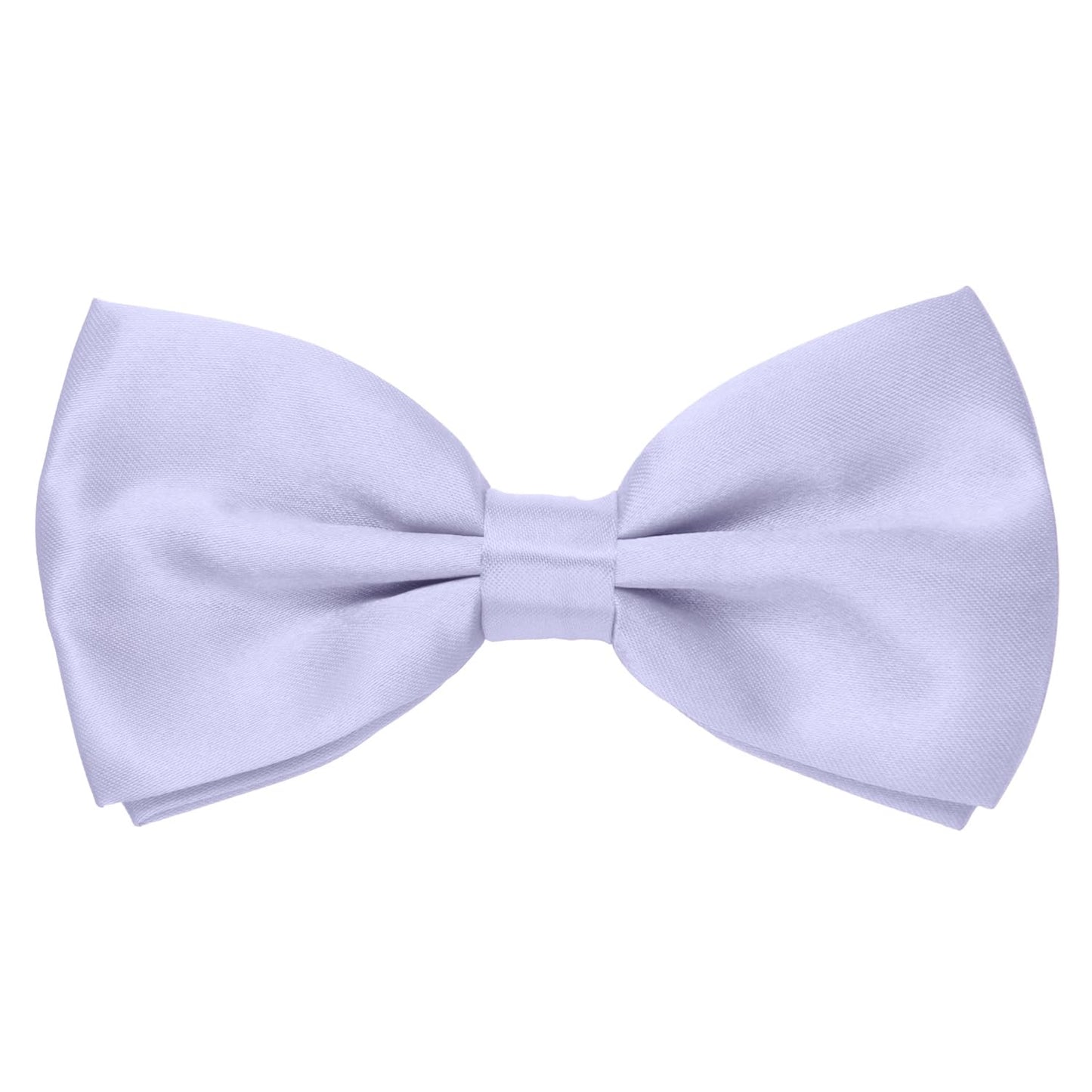 MASADA bow tie pastel purple - men's accessory in shiny-look, continuously adjustable, handmade with hook closure - 12 x 6 cm
