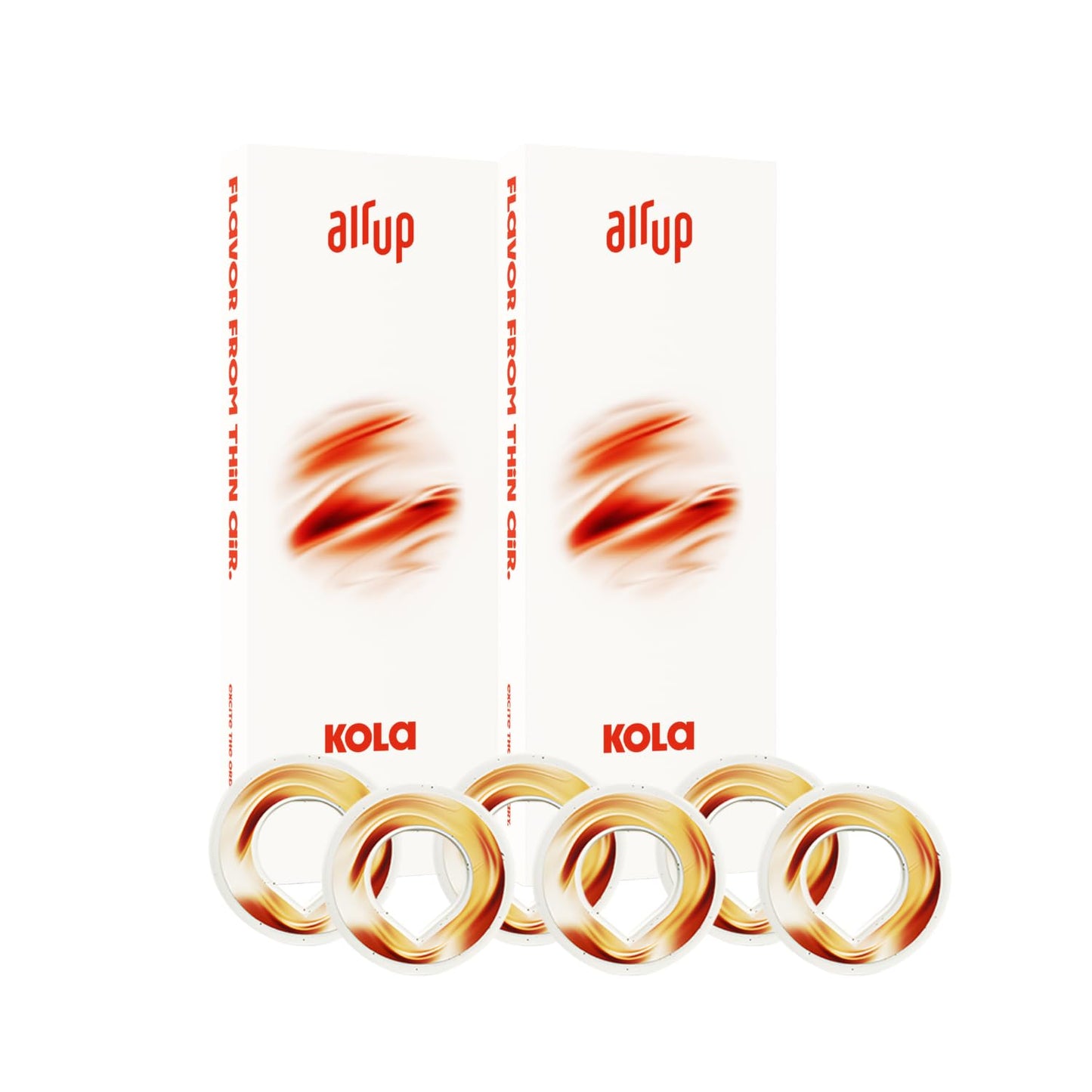 air up? Kola Multipack | 6x Pods | Tasting Set Flavour Pods for 30 litres of sugar-free Water Flavour: Kola | For original air up? bottle