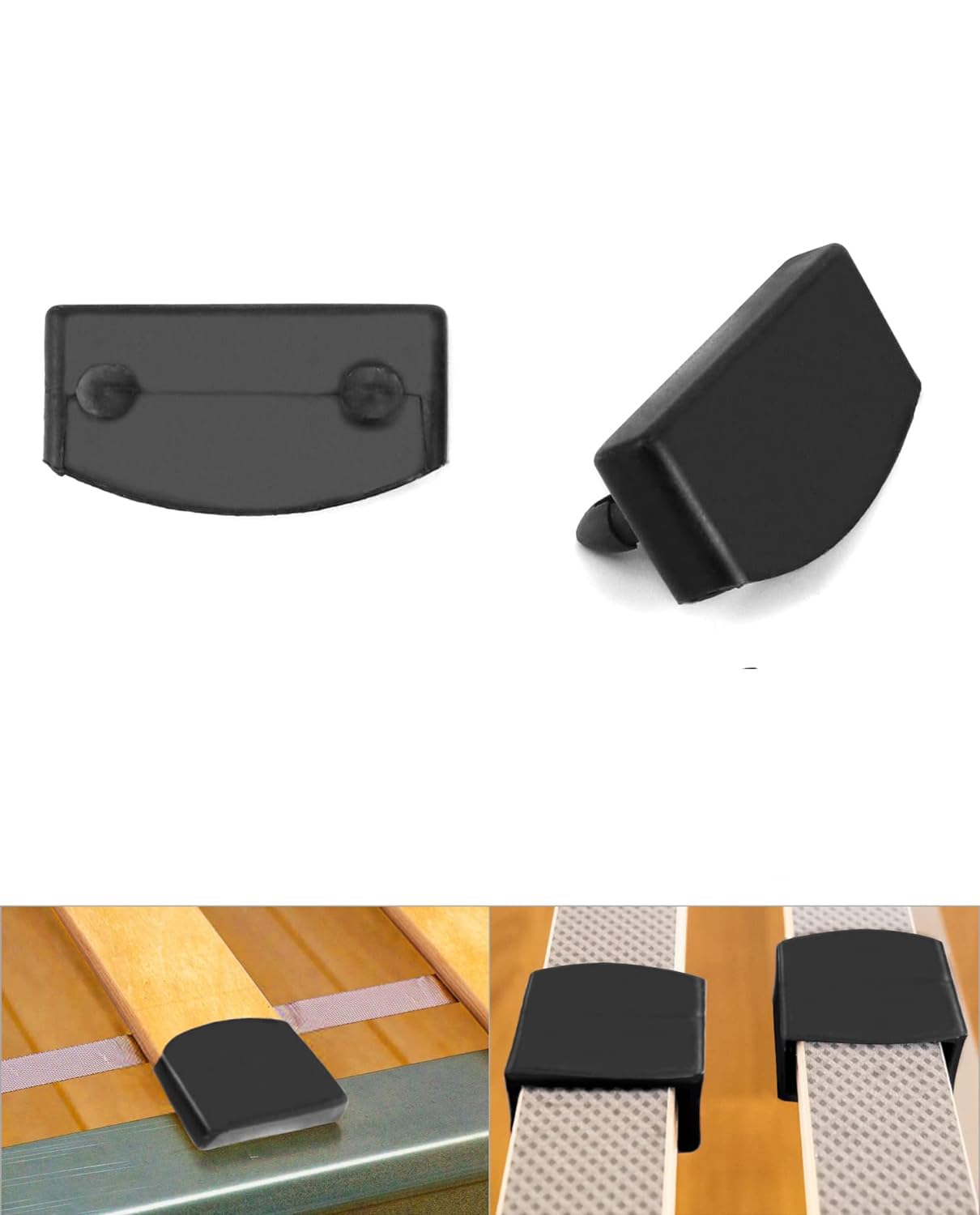 zalati Bed Slat Caps 20pcs Bed Slat Holders for Single, Double and King Size Beds - 9 * 50 mm inner, S