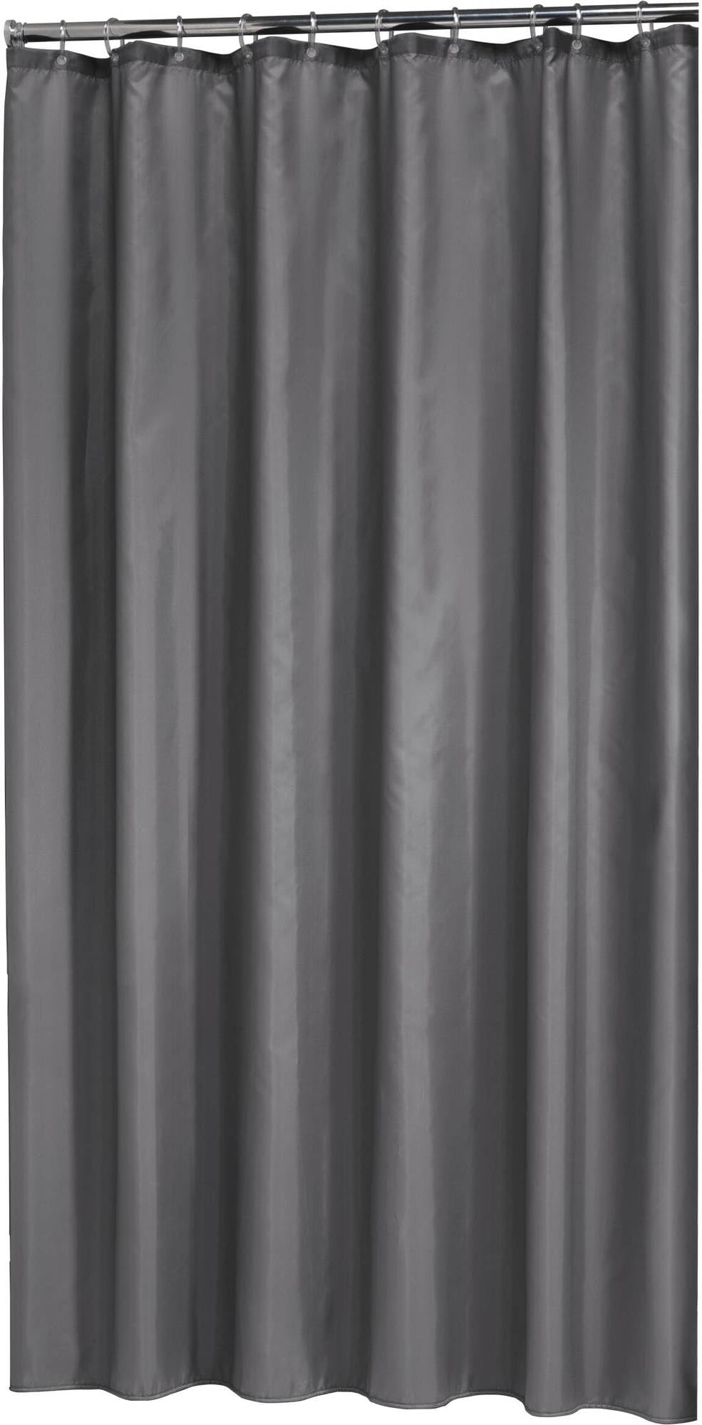 Sealskin Madeira Shower Curtain, Polyester, Grey, 240 x 200 cm