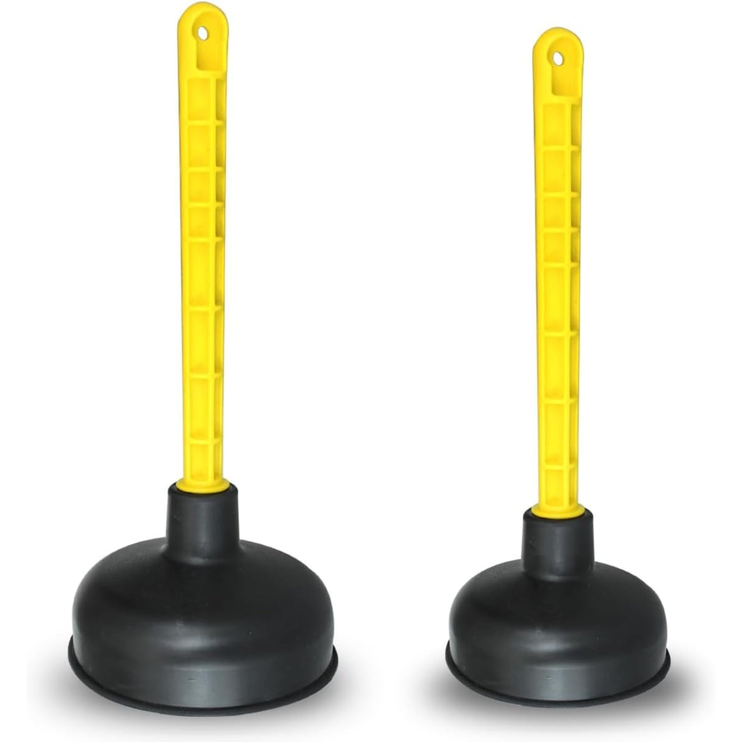 Mario10 (Set of 2) 4.52in/5.51in Rubber Sink Plunger Toilet Unblocker Heavy Duty Bathroom Drain Unblocker Tool to Unclog Shower Drain Plunger for Sink