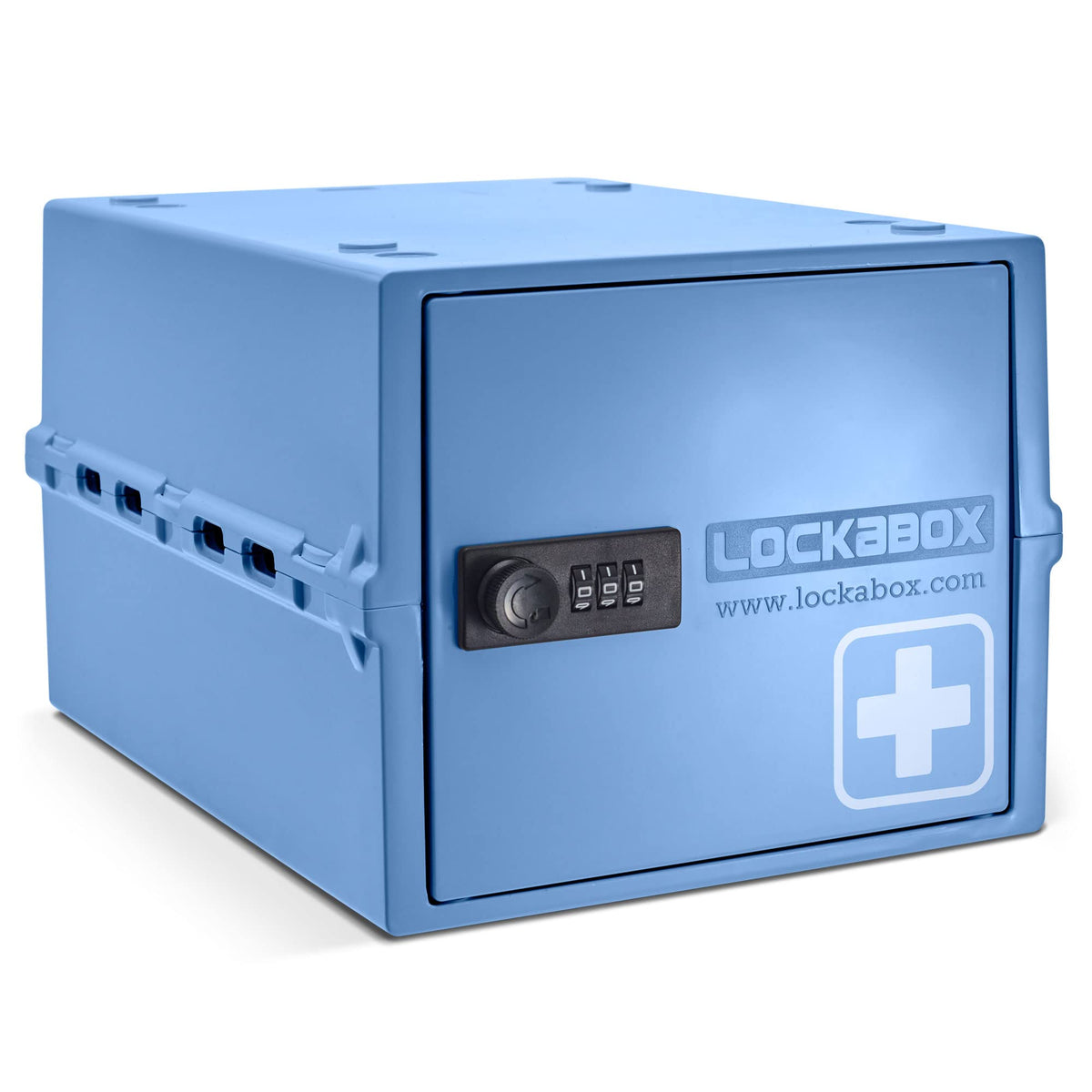 Lockabox One Medi Blue | Premium Lockable Medicine Box | 10 Litre Lightweight & Hygienic Medicine Lock Box | BPA-Safe