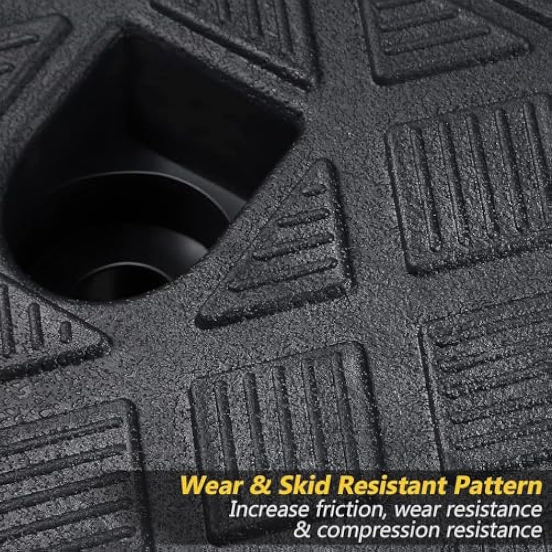 Street Solutions Kerb Ramps, 2 Pack Lightweight Portable Mobility Threshold Ramps for Wheelchairs, Cars Vehicles, Caravan, Scooter Wheels, Skateboard, Motorcycle, Disabled Chair & Dog (25 * 27 * 7cm)