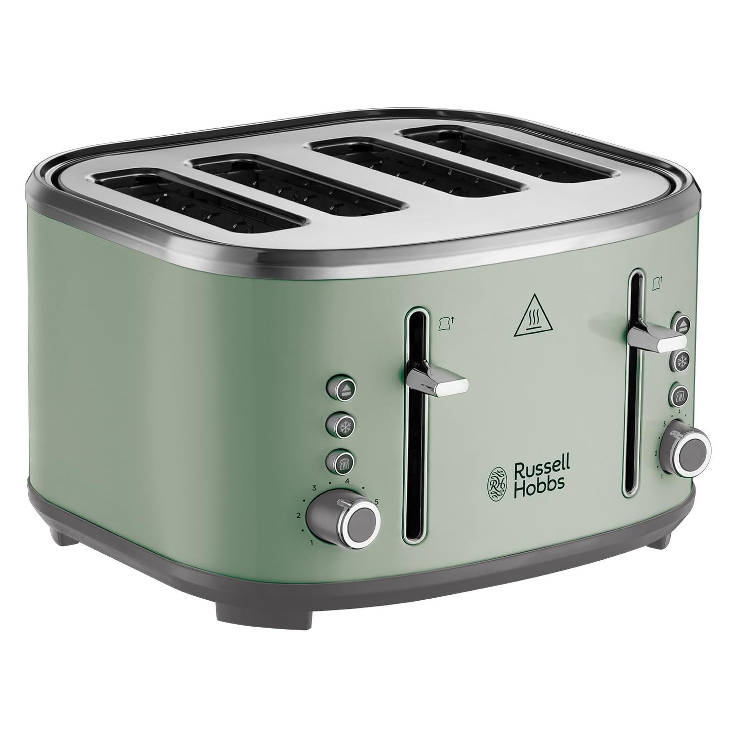 Russell Hobbs Toaster 4 Slice (Independent & Extra wide slots, 6 Browning levels, Frozen, cancel & reheat features with blue indicator light,