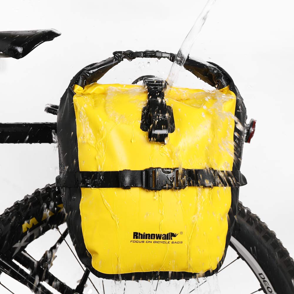 Rhinowalk Bike Pannier Bag Waterproof 20L for Bicycle Cargo Rack Saddle Bag Shoulder Bag Professional Cycling Accessories