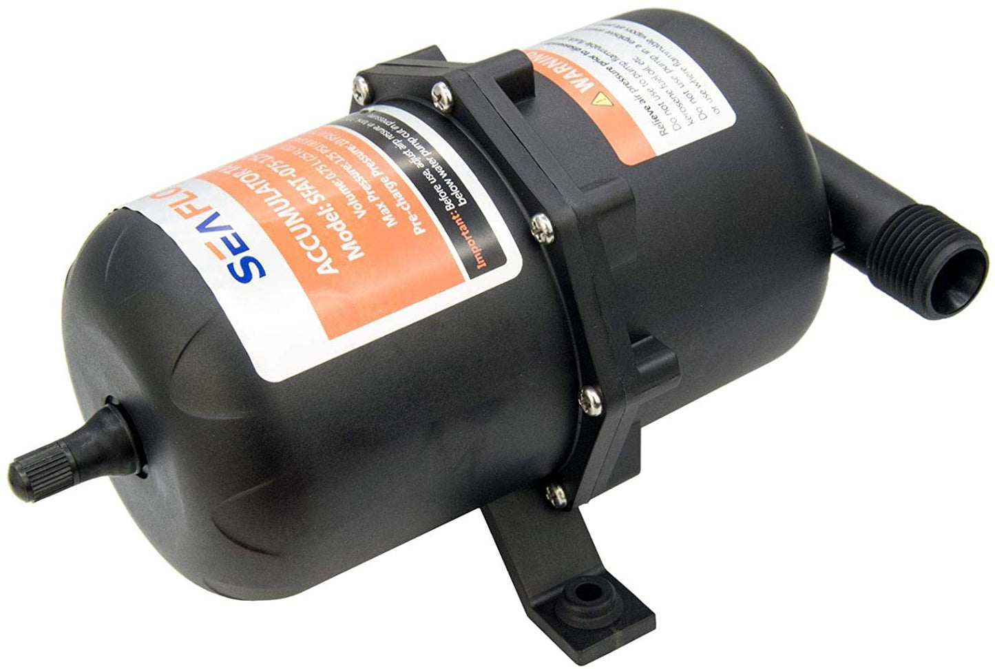 Pressure Accumulator Tank 0.75 Liter 125 psi Pressurized Water Pressure Pump Control Internal Bladder for Boat Yacht Marine RV Caravan Van Motorhome