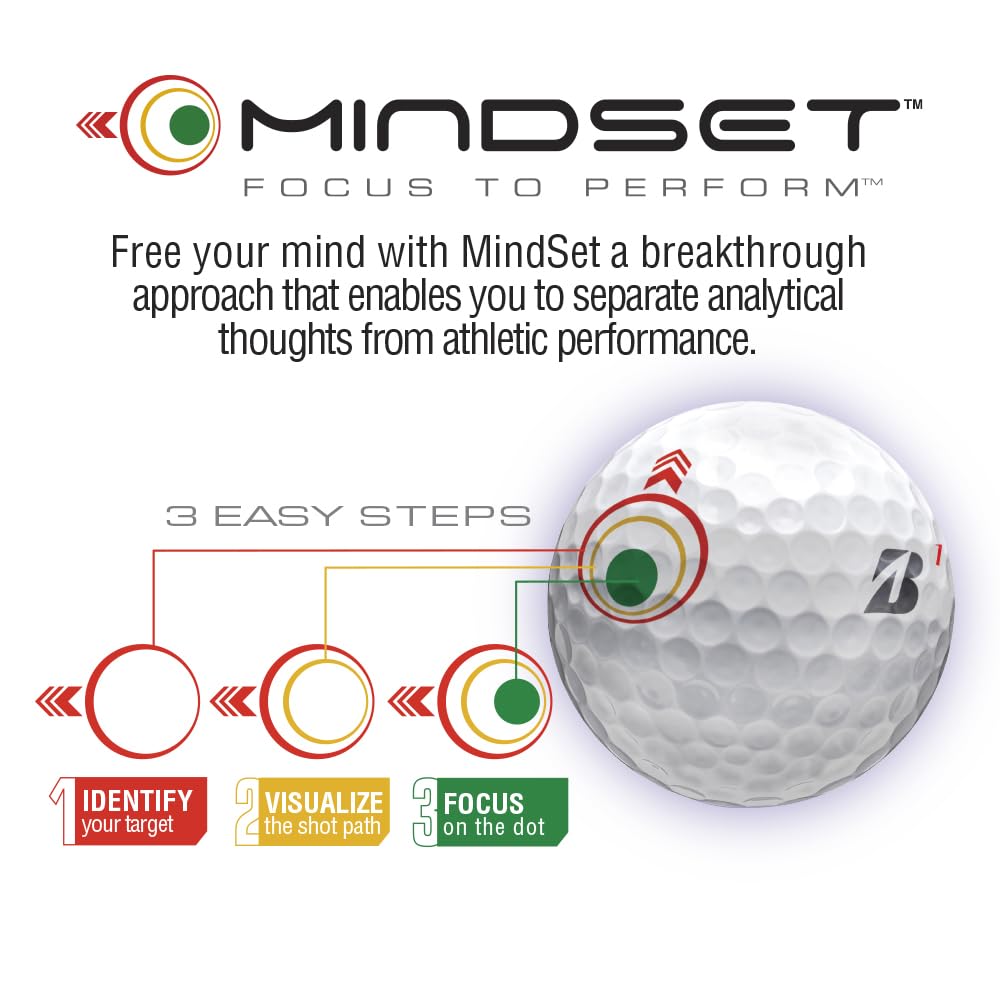 Bridgestone Golf 2024 Tour B RX Mindset White