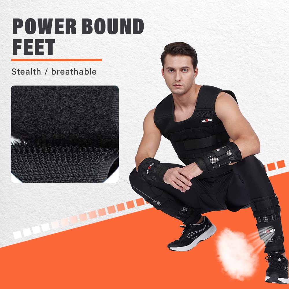 Wrist Arm Weights, Adjustable Wrist Weights, Removable Wrist Ankle Weights for Men Women, for Fitness, Walking, Jogging, Workout, Running, 1Pair 2