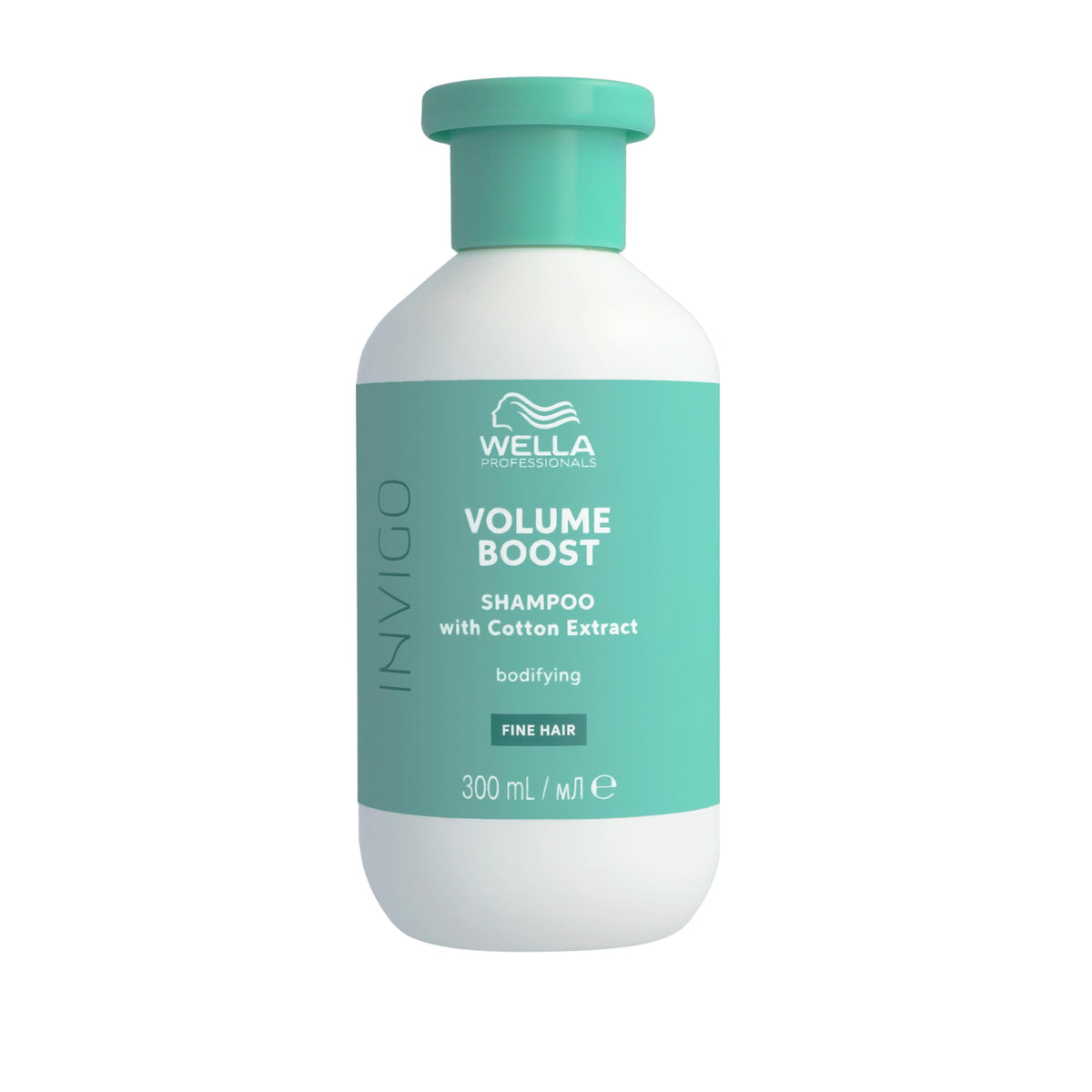Wella Professionals Invigo Volume Boost Bodifying Volumising Shampoo - Volume Boost Blend for Normal to Fine Hair - Lightweight Hair Treatment (300ml)