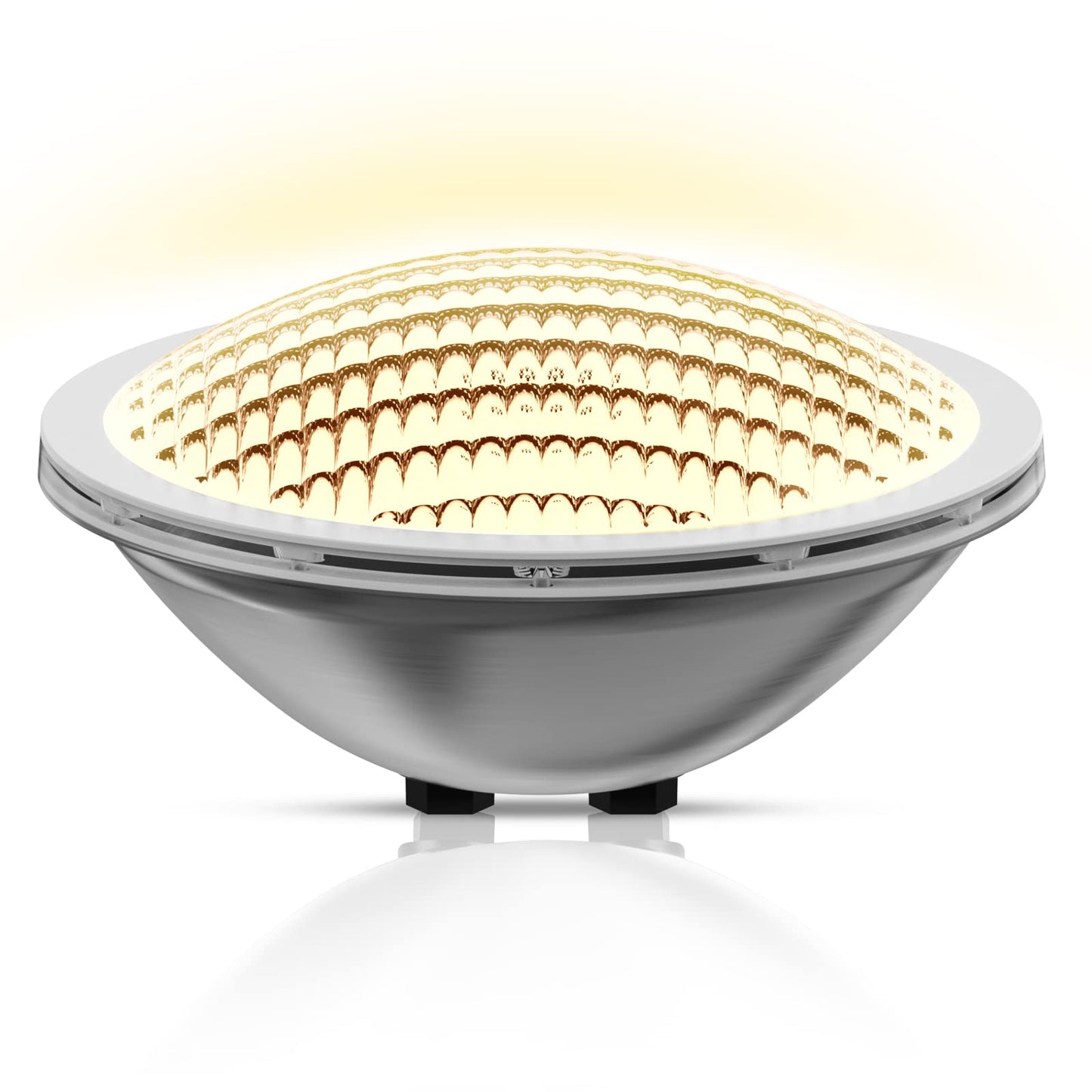 LyLmLe PAR56 Swimming Pool Lights 30W Underwater Lights LED Submersible Waterproof IP68 12V DC/AC,3000K Warm White