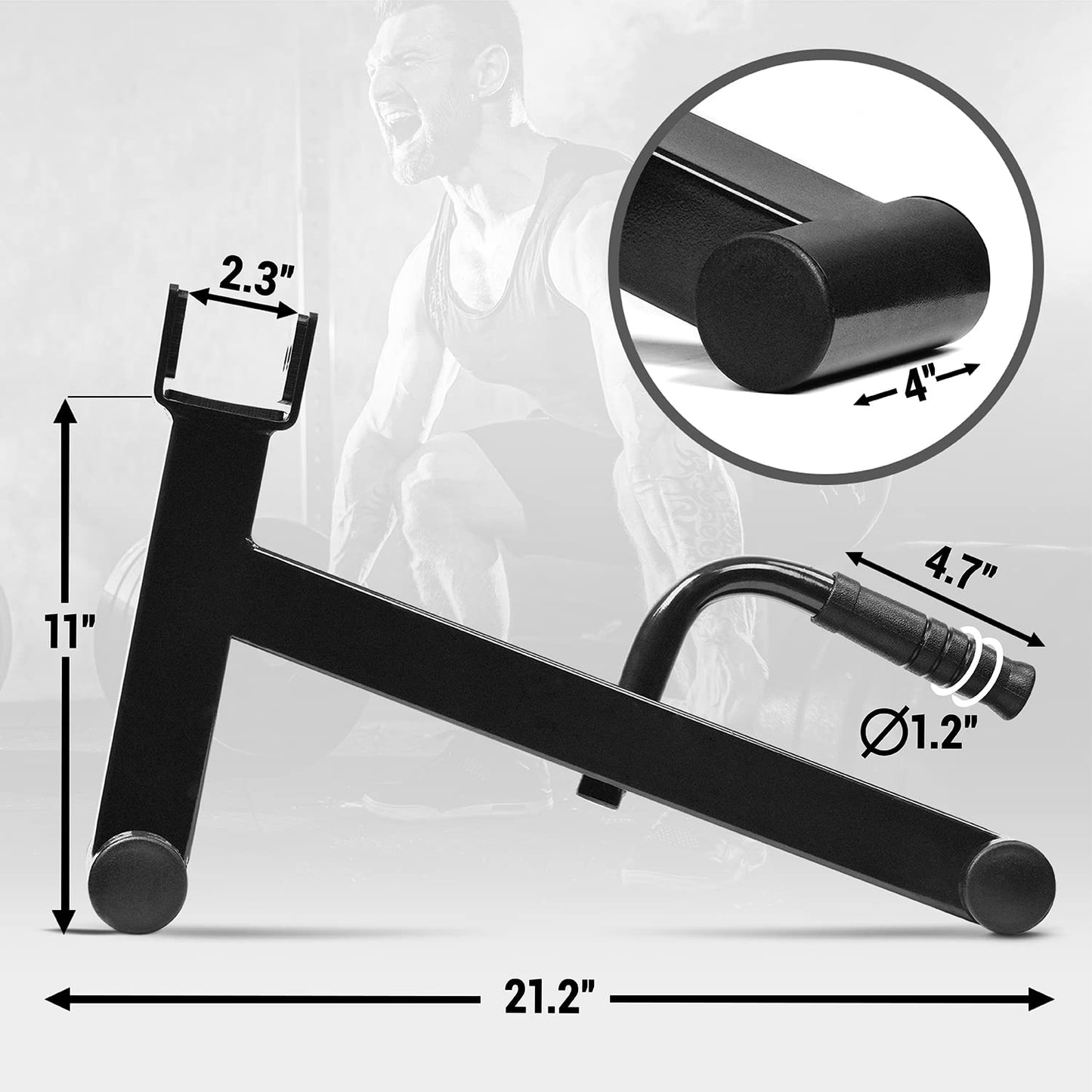 Yes4All WST9 Deadlift Barbell Jack, Black
