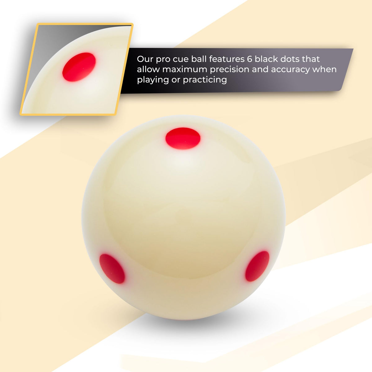 Cue-King Premium Pool Balls Complete Set Grade AA - 2" 16 Ball Set for Pool Table, Red and Yellow, Premium Quality