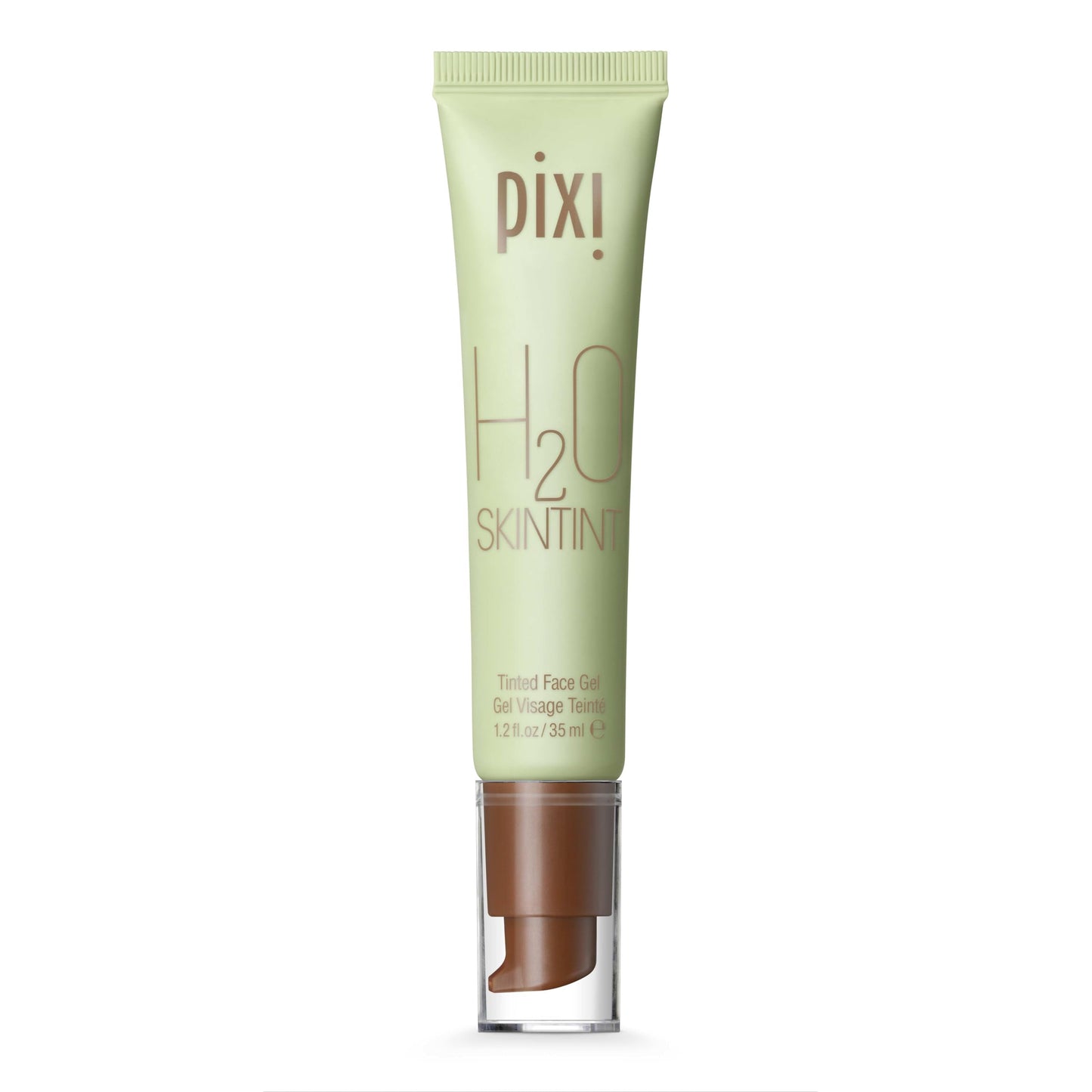 Pixi H2O SkinTint | Tinted Gel Moisturiser | Lightweight, Hydrating & Water-Resistant | Evens Tone & Reduces Redness | Espresso | 1.2 fl oz/35 ml
