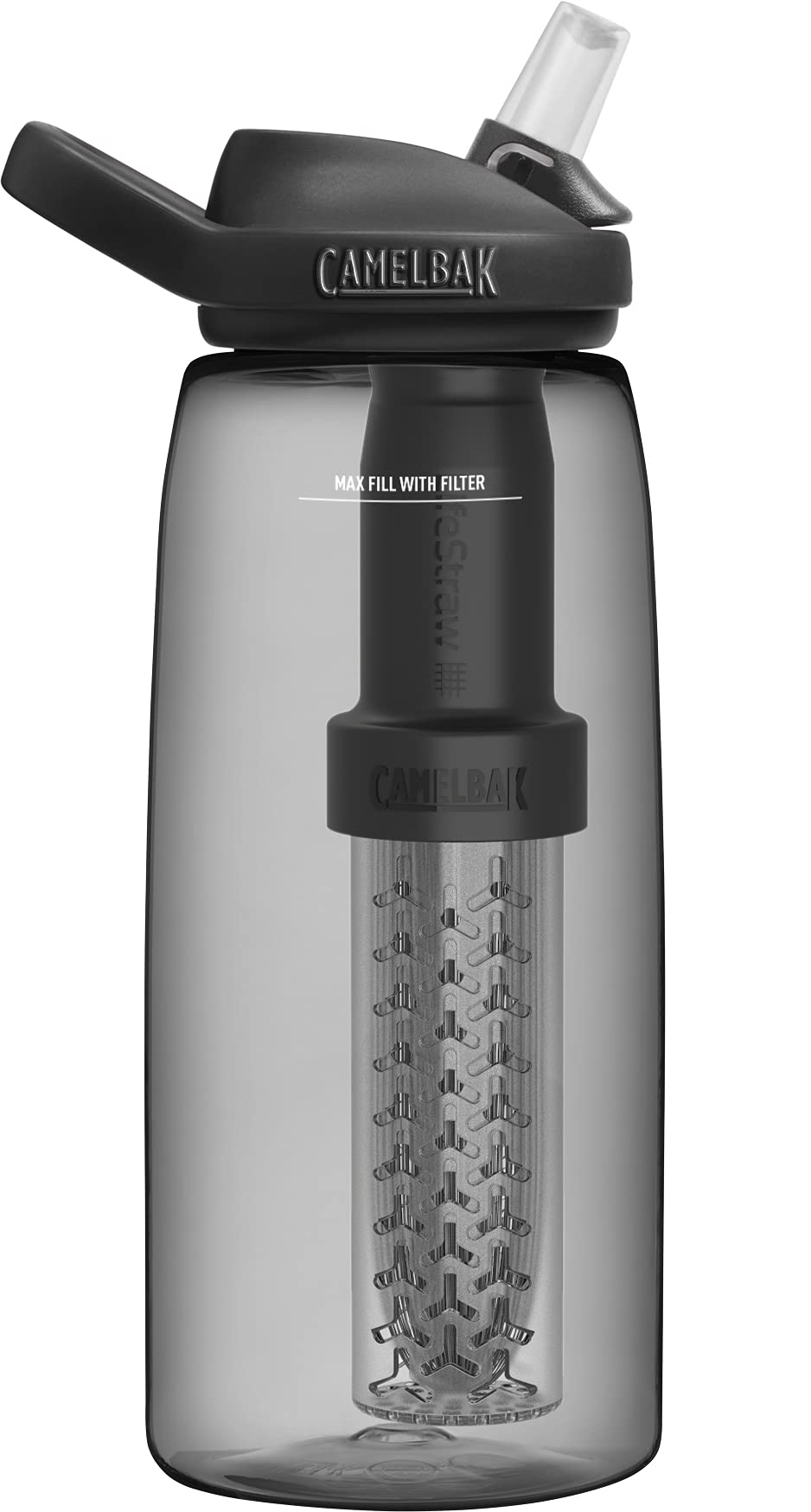 Camelbak Eddy+ 32Oz, Filtered By Lifestraw, Charcoal