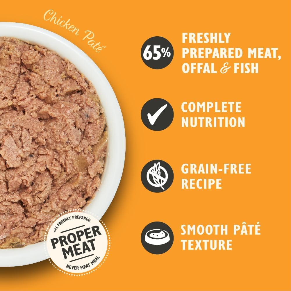 Smooth Paté Selection Complete Nutrition Adult Cat Food 4 x (8 x 85g)
